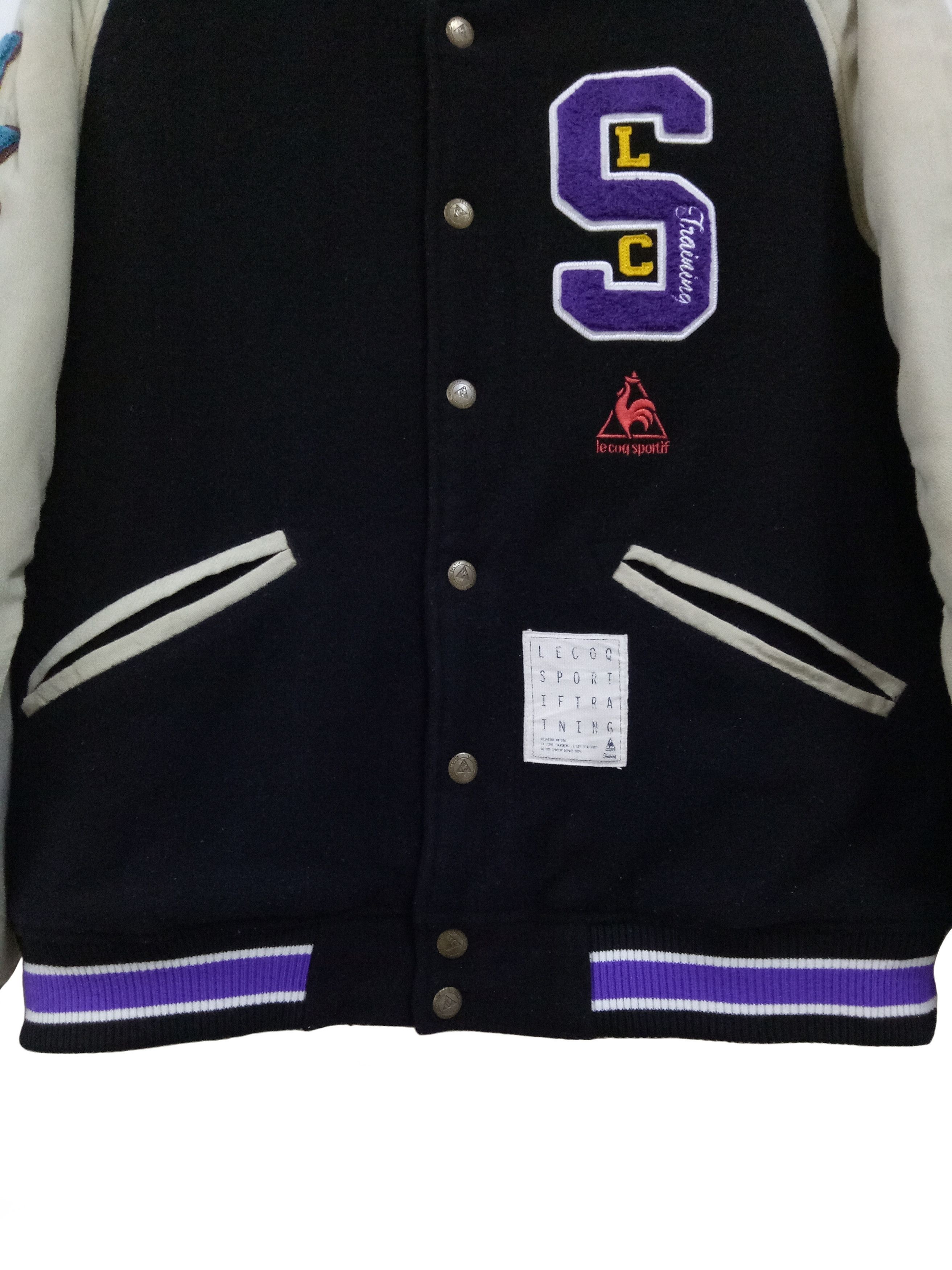 Le Coq Sportif Le Coq Sportif Varsity Jacket Rare Design Size US L / EU 52-54 / 3 - 7 Thumbnail