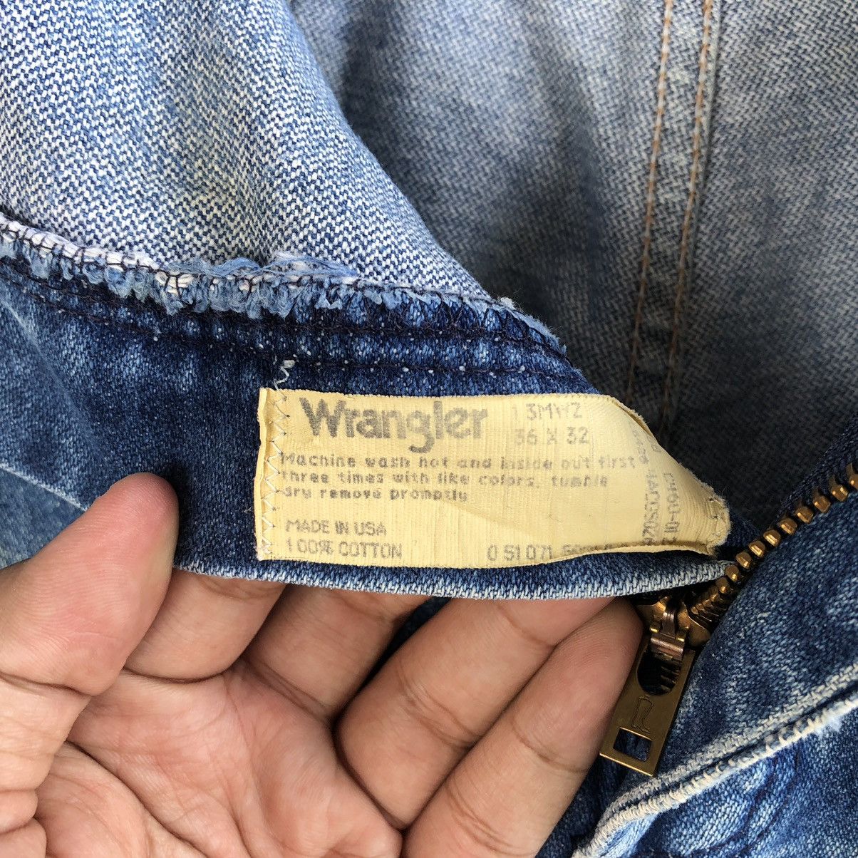 Wrangler Vintage Wrangler Distressed Ripped Denim Jeans Size US 34 / EU 50 - 12 Thumbnail