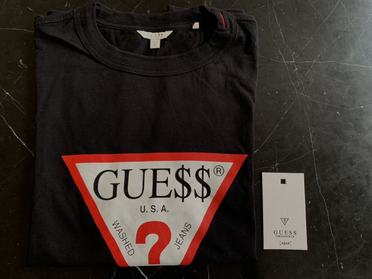 guess jeans asap rocky t shirt