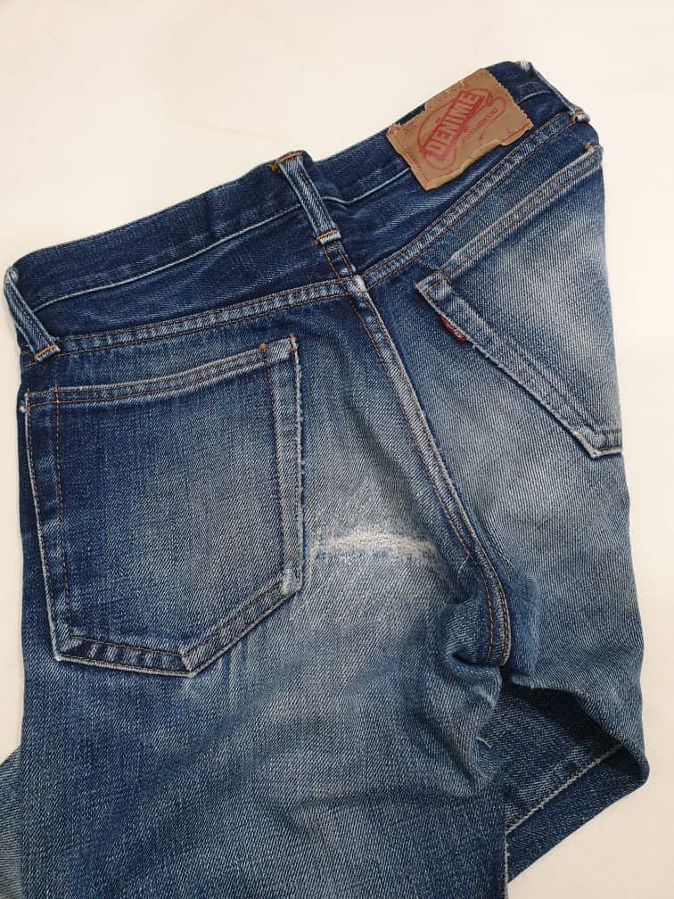 Denime Japanese DENIME WORN out Distressed Jeans sz 30 Size US 30 / EU 46 - 5 Thumbnail