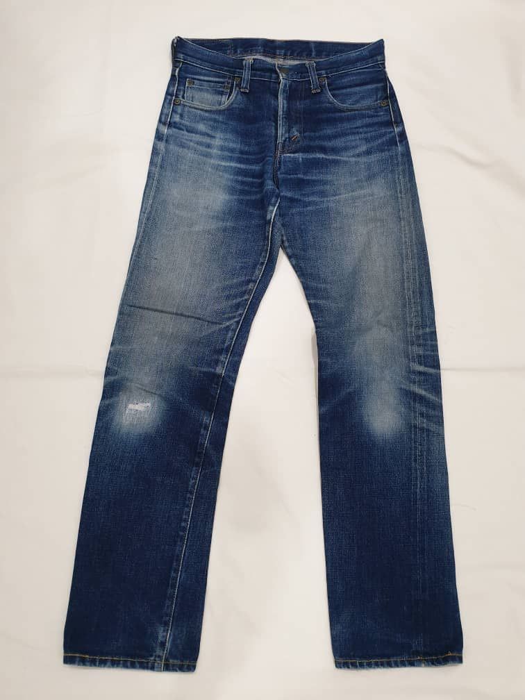 Denime Japanese DENIME WORN out Distressed Jeans sz 30 Size US 30 / EU 46 - 3 Thumbnail