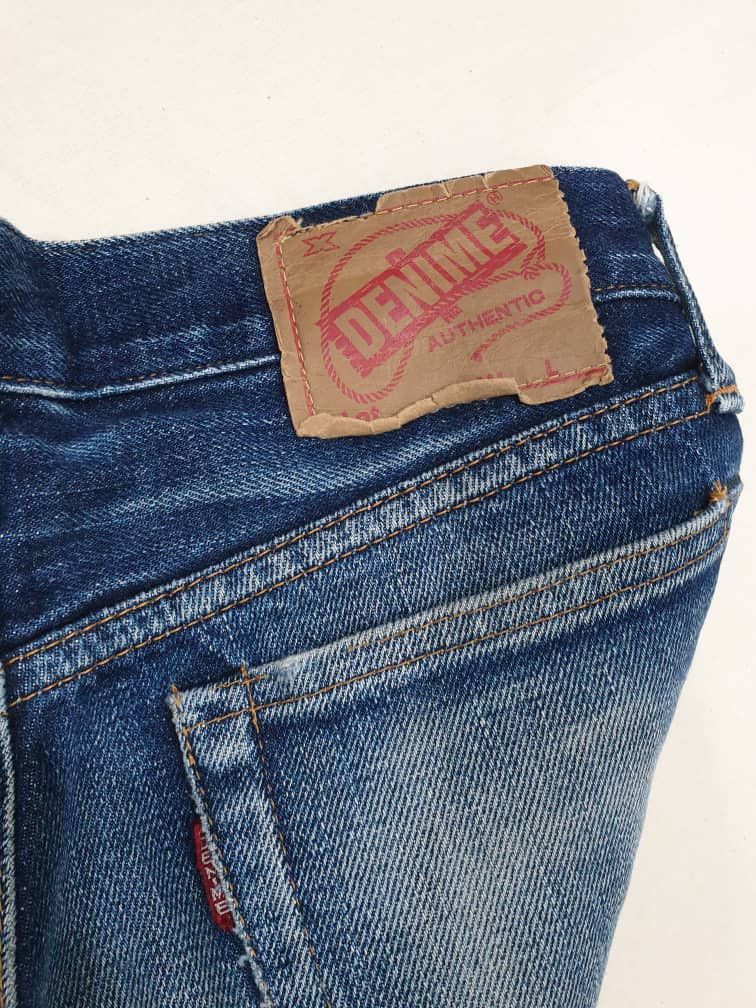 Denime Japanese DENIME WORN out Distressed Jeans sz 30 Size US 30 / EU 46 - 7 Thumbnail