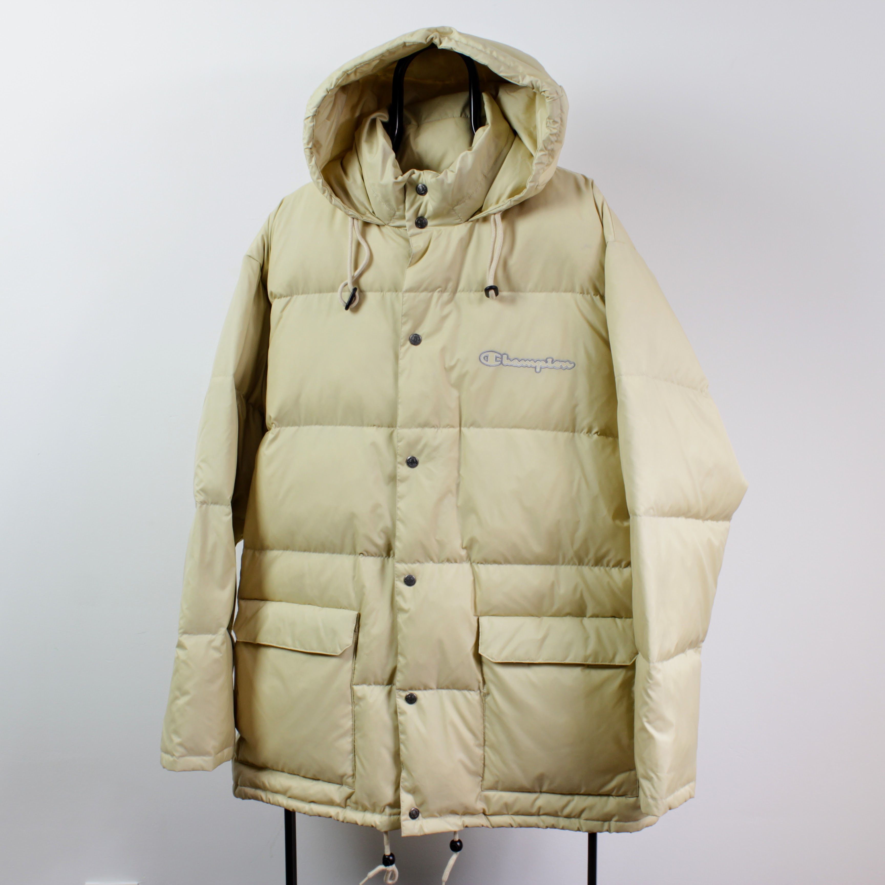 Champion × Vintage 90's Men's Vintage CHAMPION Winter Jacket Gold Size US XL / EU 56 / 4 - 1 Thumbnail