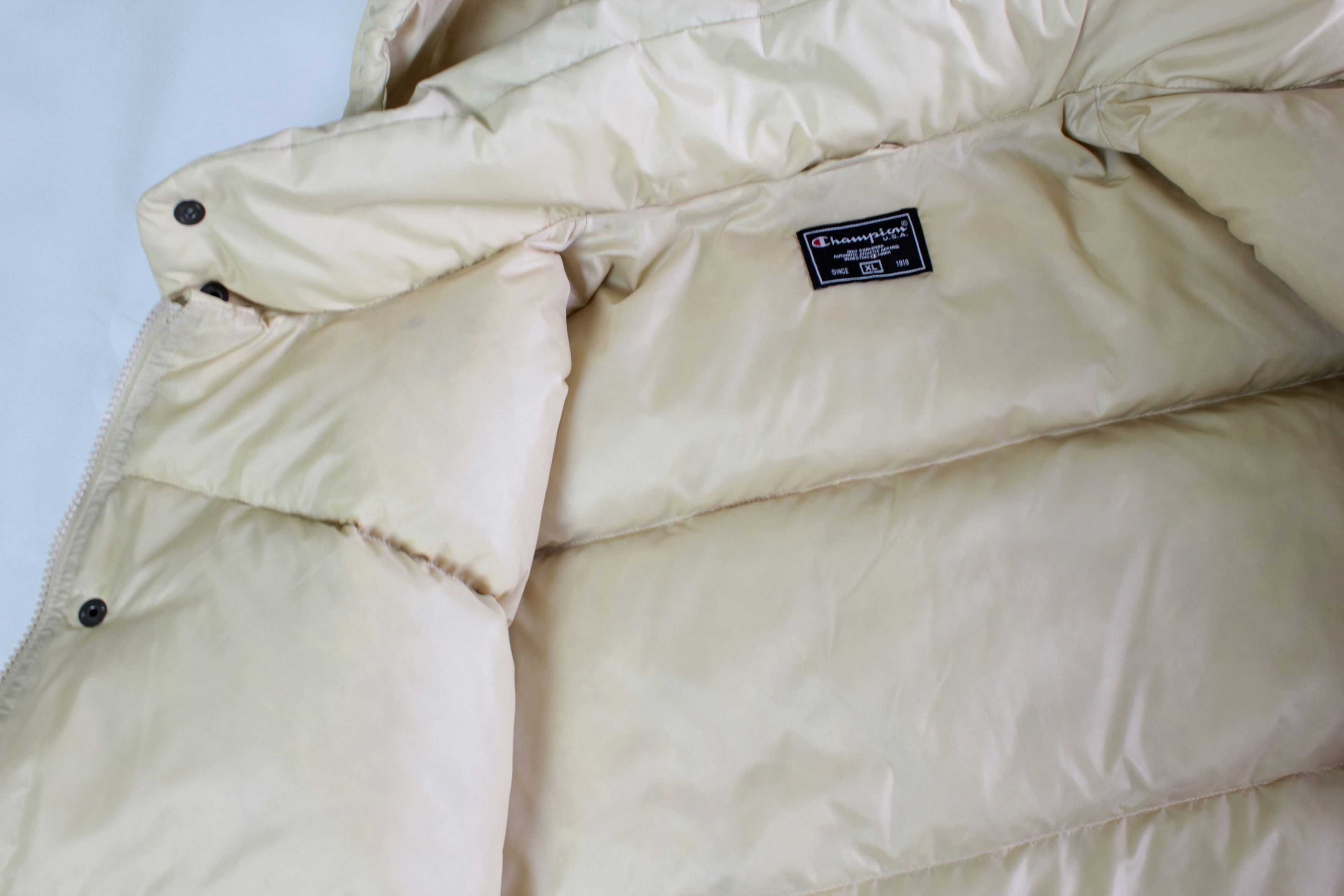 Champion × Vintage 90's Men's Vintage CHAMPION Winter Jacket Gold Size US XL / EU 56 / 4 - 8 Thumbnail