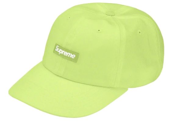 Supreme Supreme Cordura Small Box Logo 6 Panel Lime | Grailed