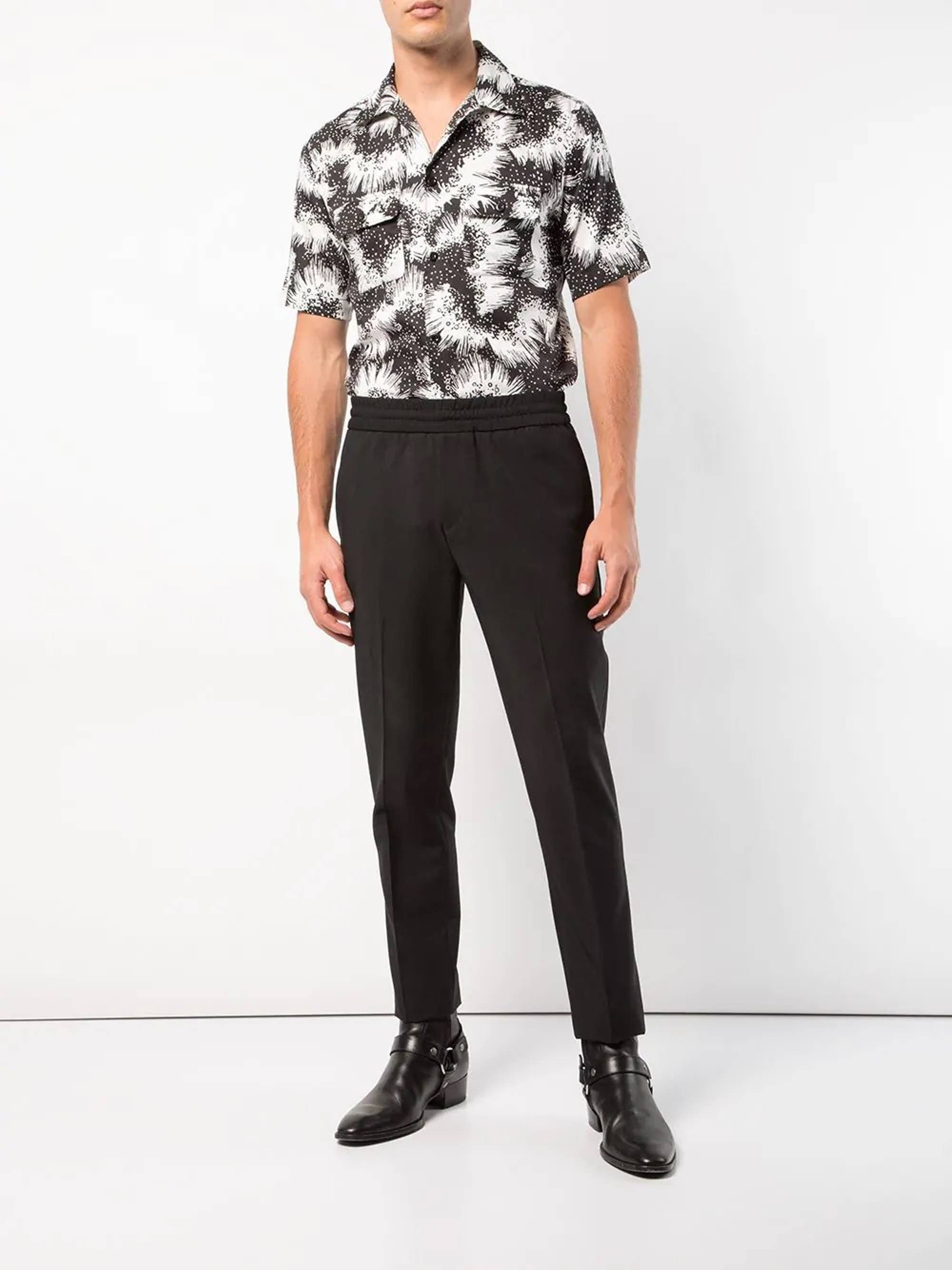 Givenchy Short Sleeve Printed Shirt Size US M / EU 48-50 / 2 - 8 Thumbnail