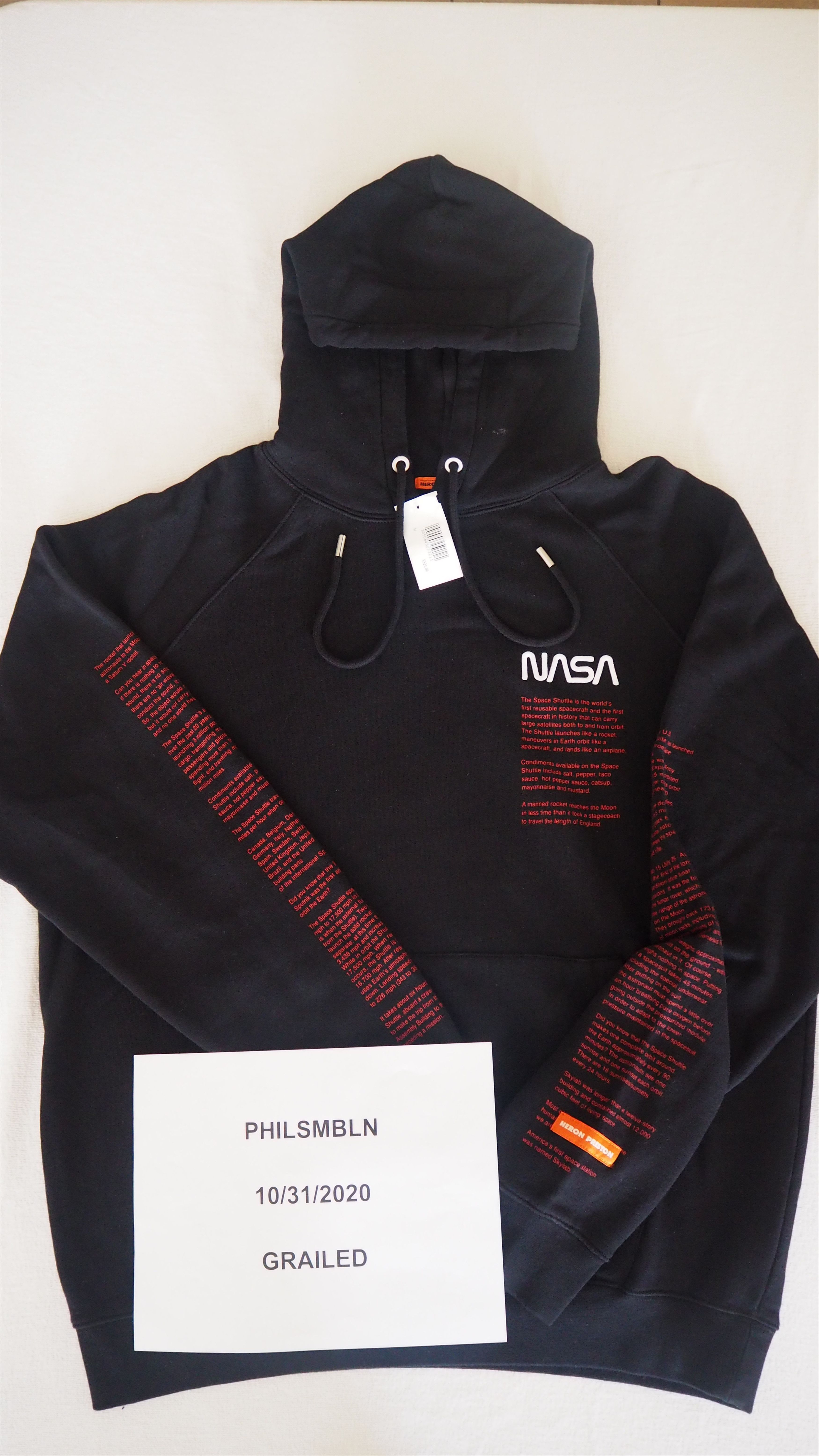 Heron Preston Heron Preston Hoodie NASA Grailed