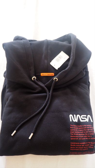 Heron preston best sale nasa hoodie grailed