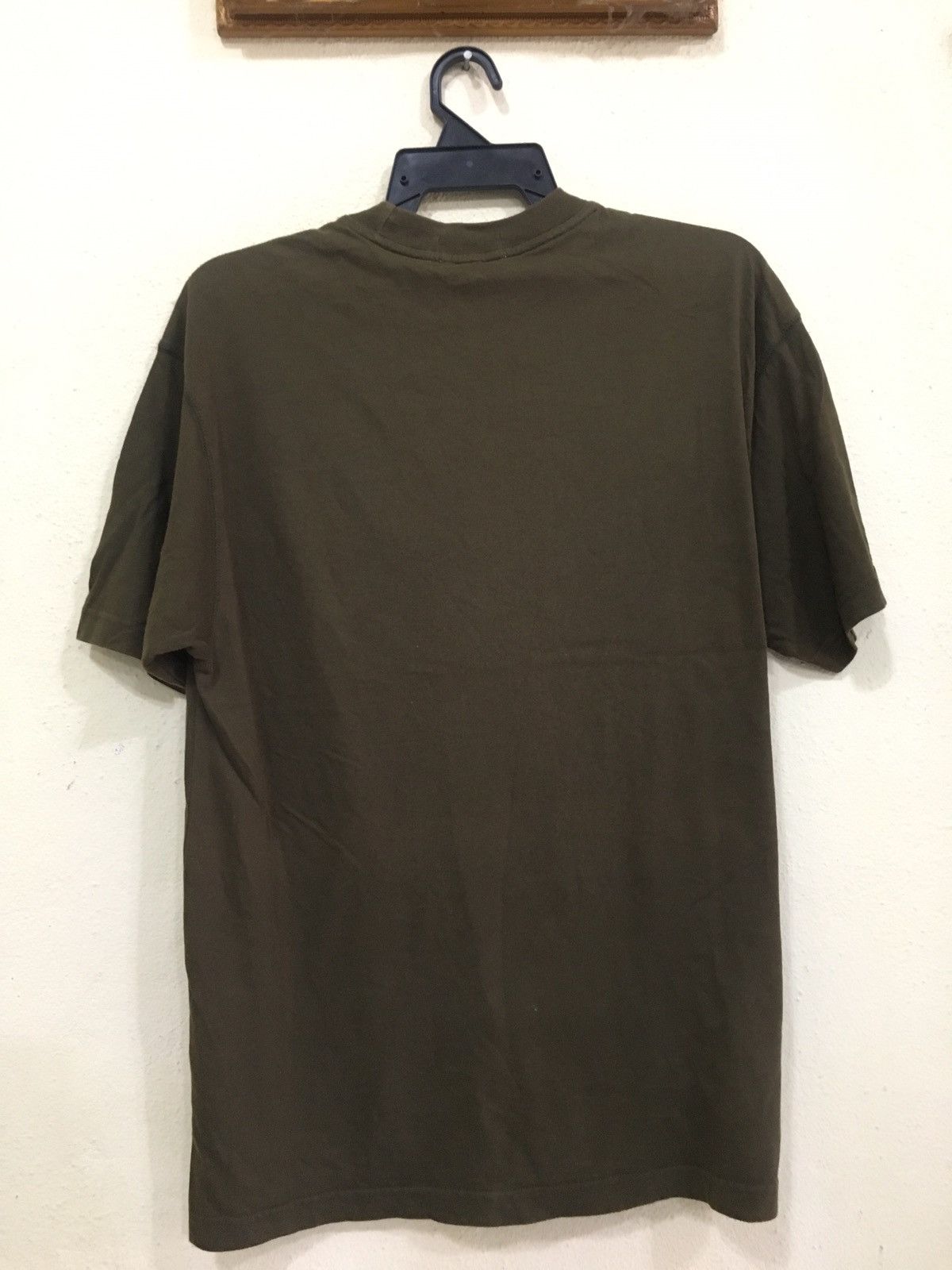 Vintage × Yves Saint Laurent Ysl pour homme plain t-shirt single pocket Size US L / EU 52-54 / 3 - 6 Thumbnail