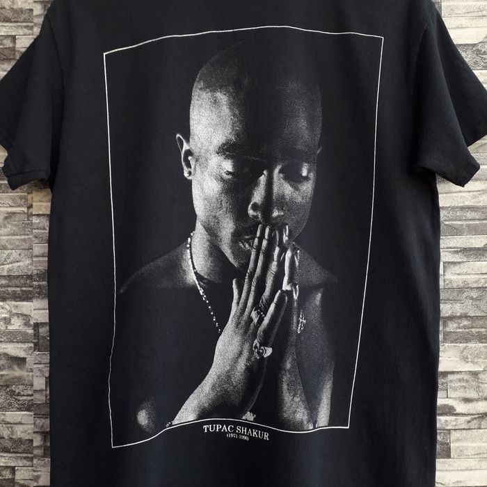 Bravado 2Pac Tupac Shakur 1971-1996 Bravado Memorial Portrait Tee M ...