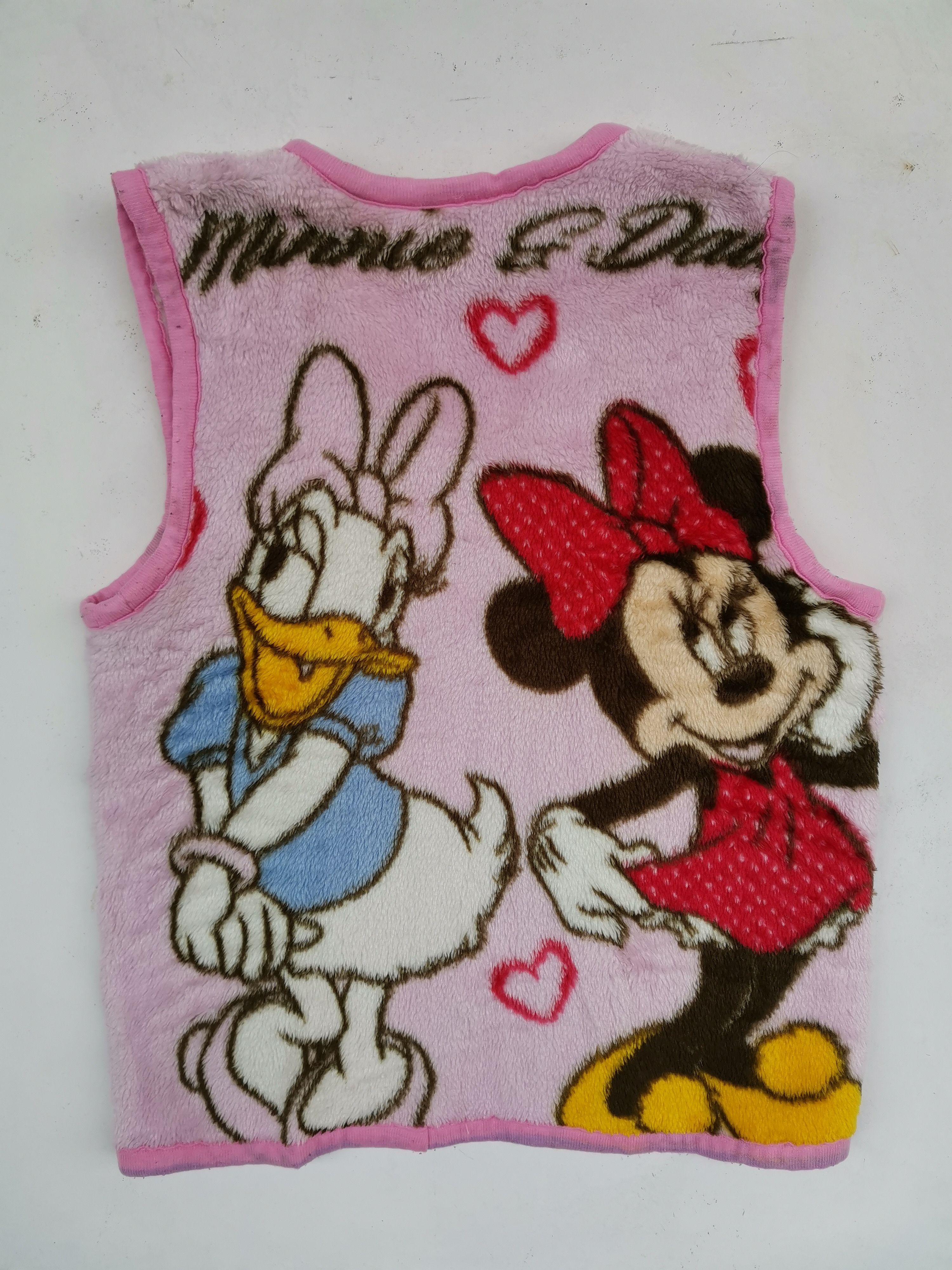 Disney Rare Minnie & Daisy Vest Fleece Size US M / EU 48-50 / 2 - 3 Thumbnail