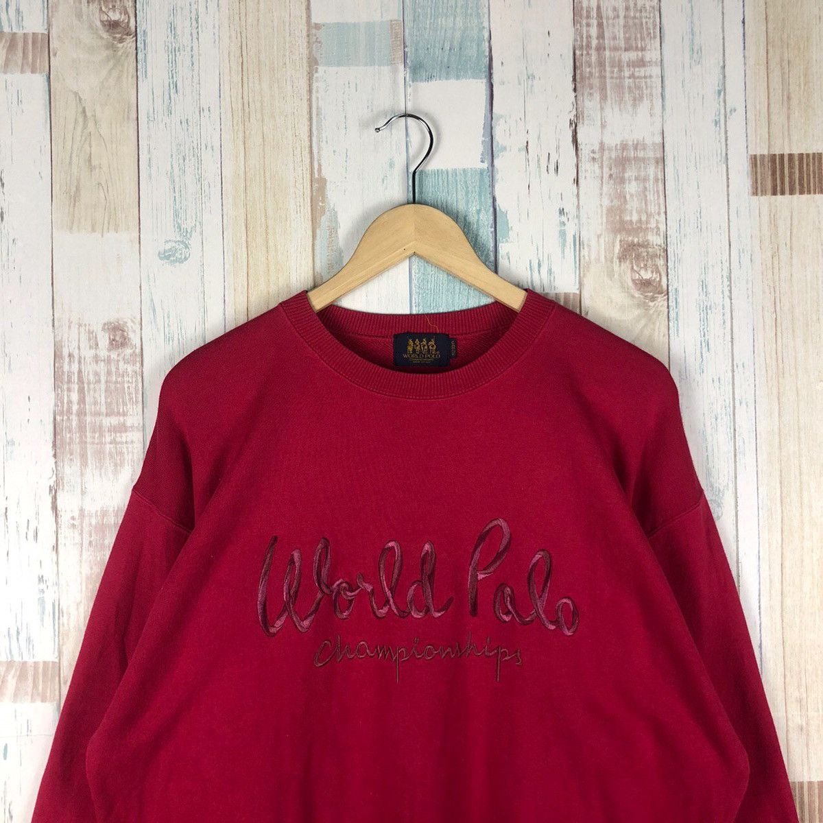 Vintage Vintage World Polo Championship Sweatshirt Embroidery Logo Size US L / EU 52-54 / 3 - 2 Thumbnail