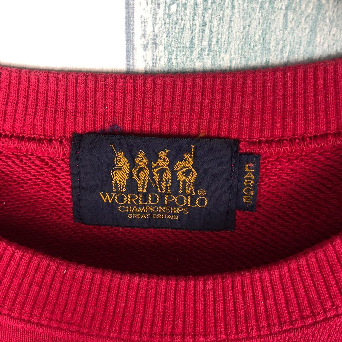 Vintage Vintage World Polo Championship Sweatshirt Embroidery Logo Size US L / EU 52-54 / 3 - 5 Thumbnail