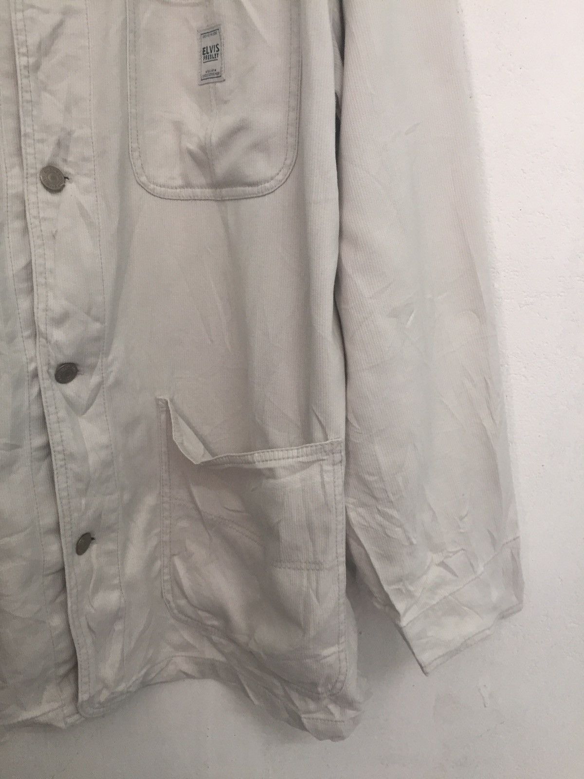 Band Tees Elvis Presley Vintage Clothing Wear Button Up Jacket Size US XL / EU 56 / 4 - 5 Thumbnail