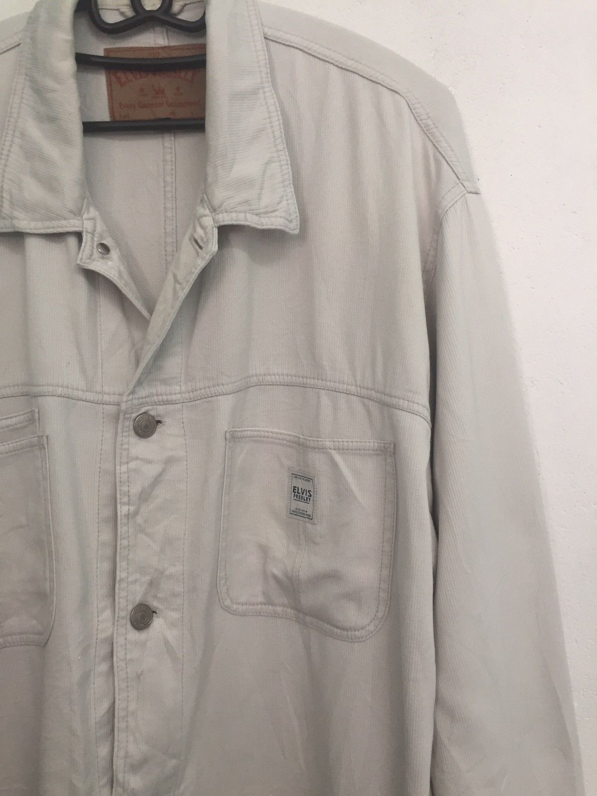 Band Tees Elvis Presley Vintage Clothing Wear Button Up Jacket Size US XL / EU 56 / 4 - 2 Thumbnail