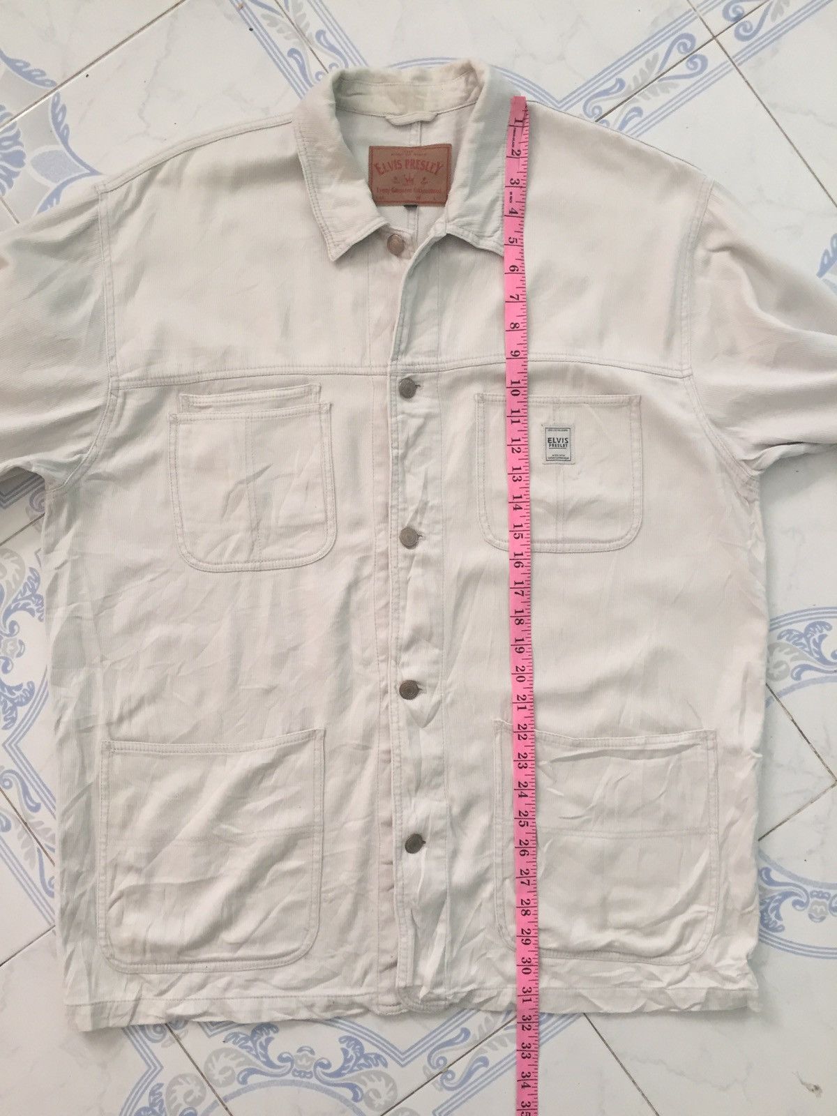 Band Tees Elvis Presley Vintage Clothing Wear Button Up Jacket Size US XL / EU 56 / 4 - 19 Thumbnail