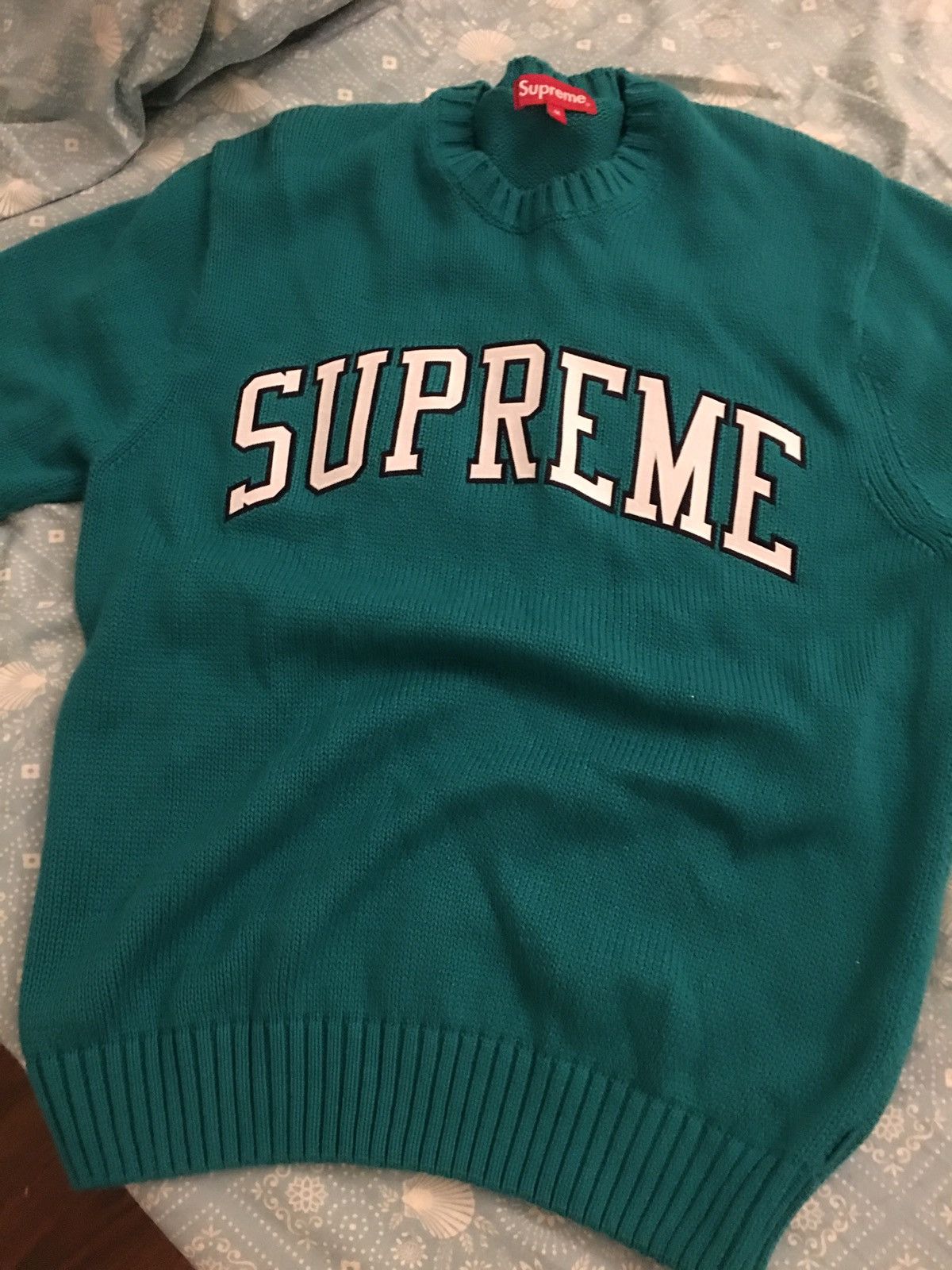 Supreme tackle cheap twill sweater