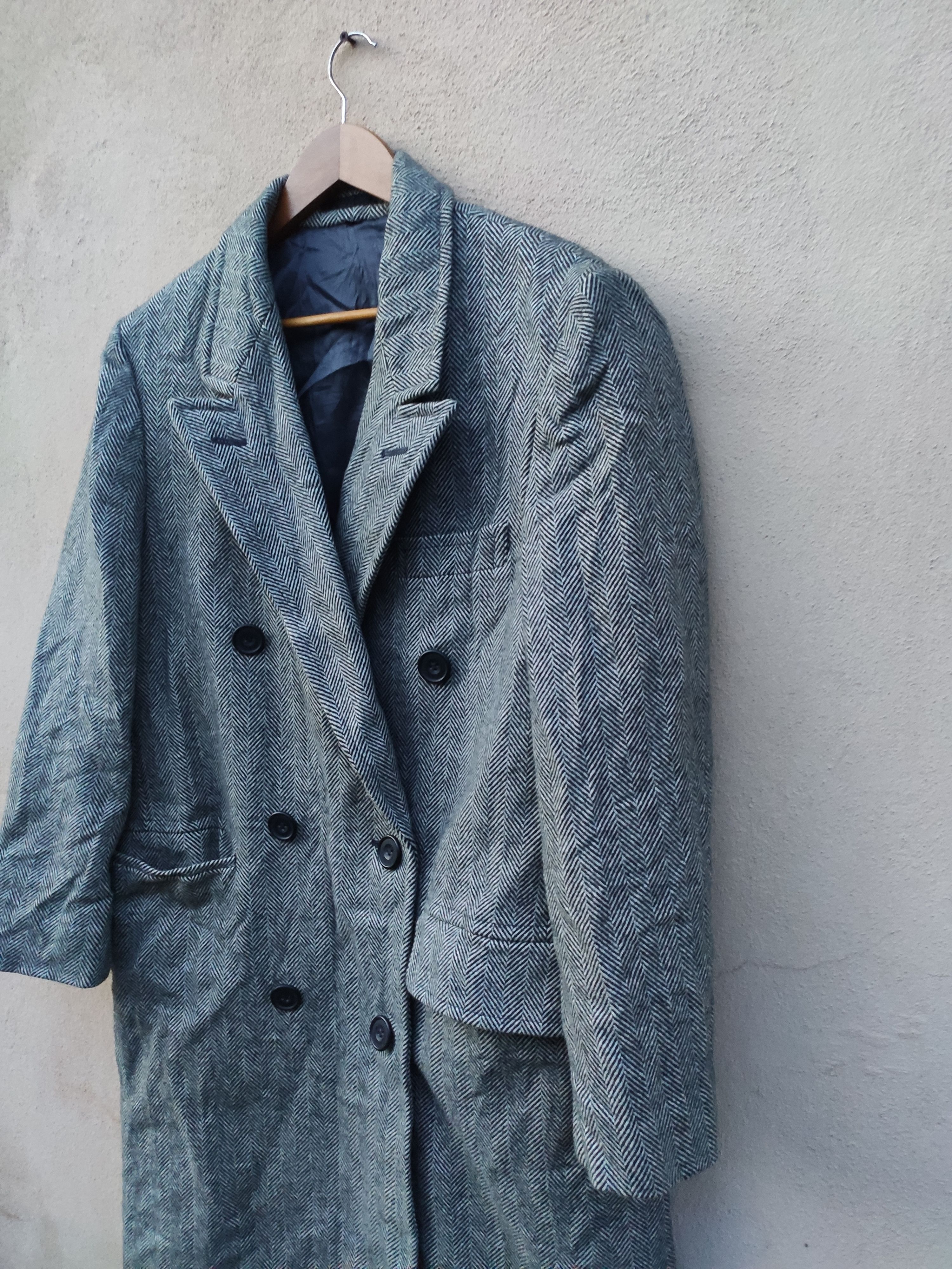 Vintage Vintage BASKIN Long Jacket Coat tweed chester wool camel Size US M / EU 48-50 / 2 - 5 Thumbnail