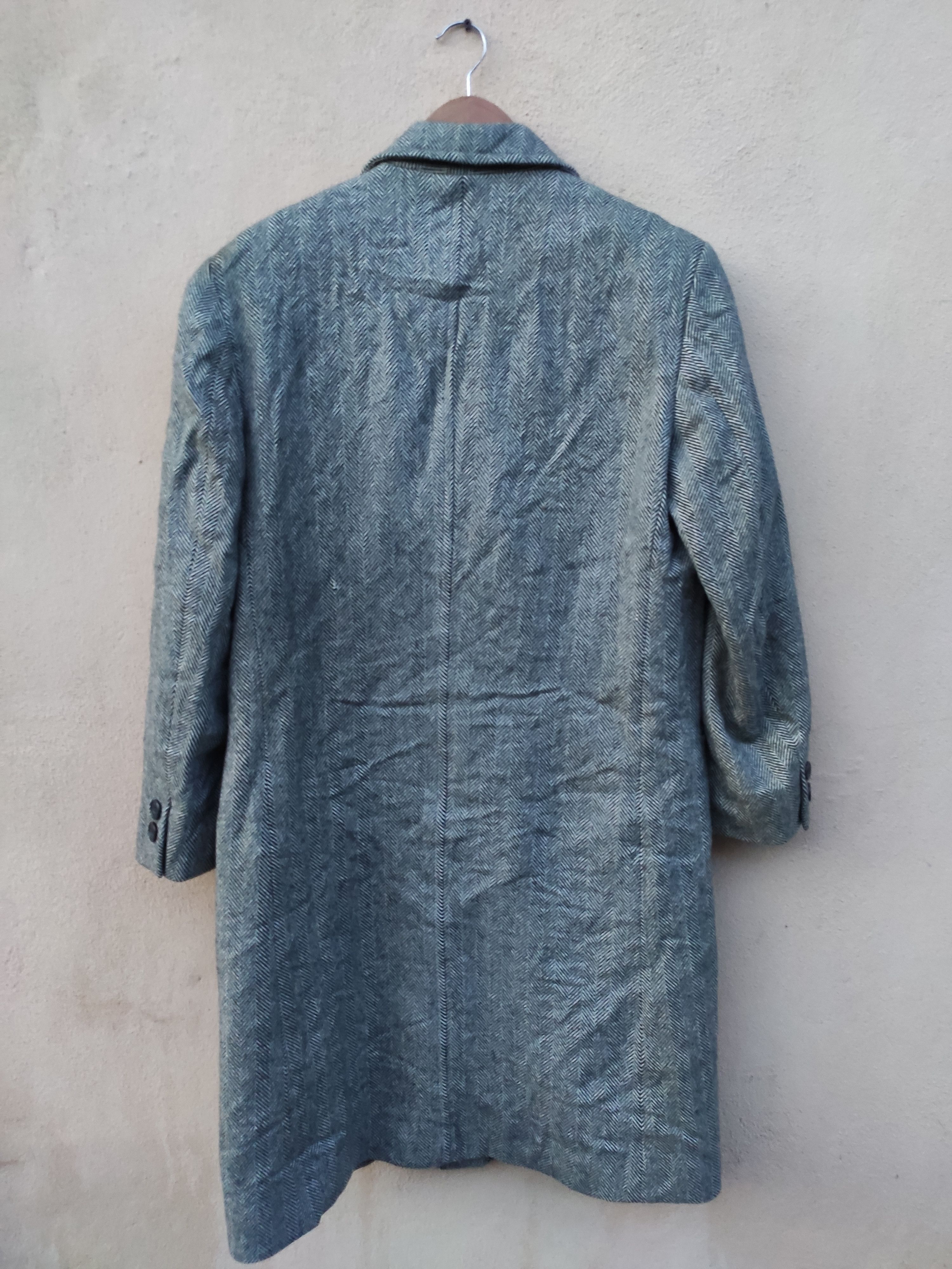 Vintage Vintage BASKIN Long Jacket Coat tweed chester wool camel Size US M / EU 48-50 / 2 - 3 Thumbnail
