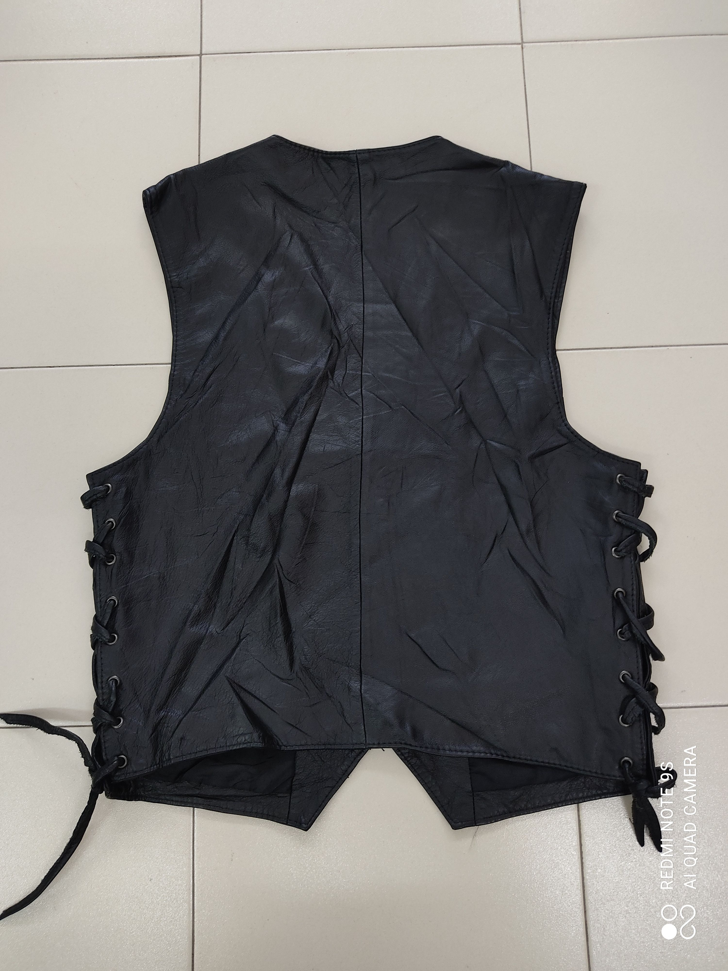 Japanese Brand ManeaveR Black Leather Vest Size US M / EU 48-50 / 2 - 5 Thumbnail