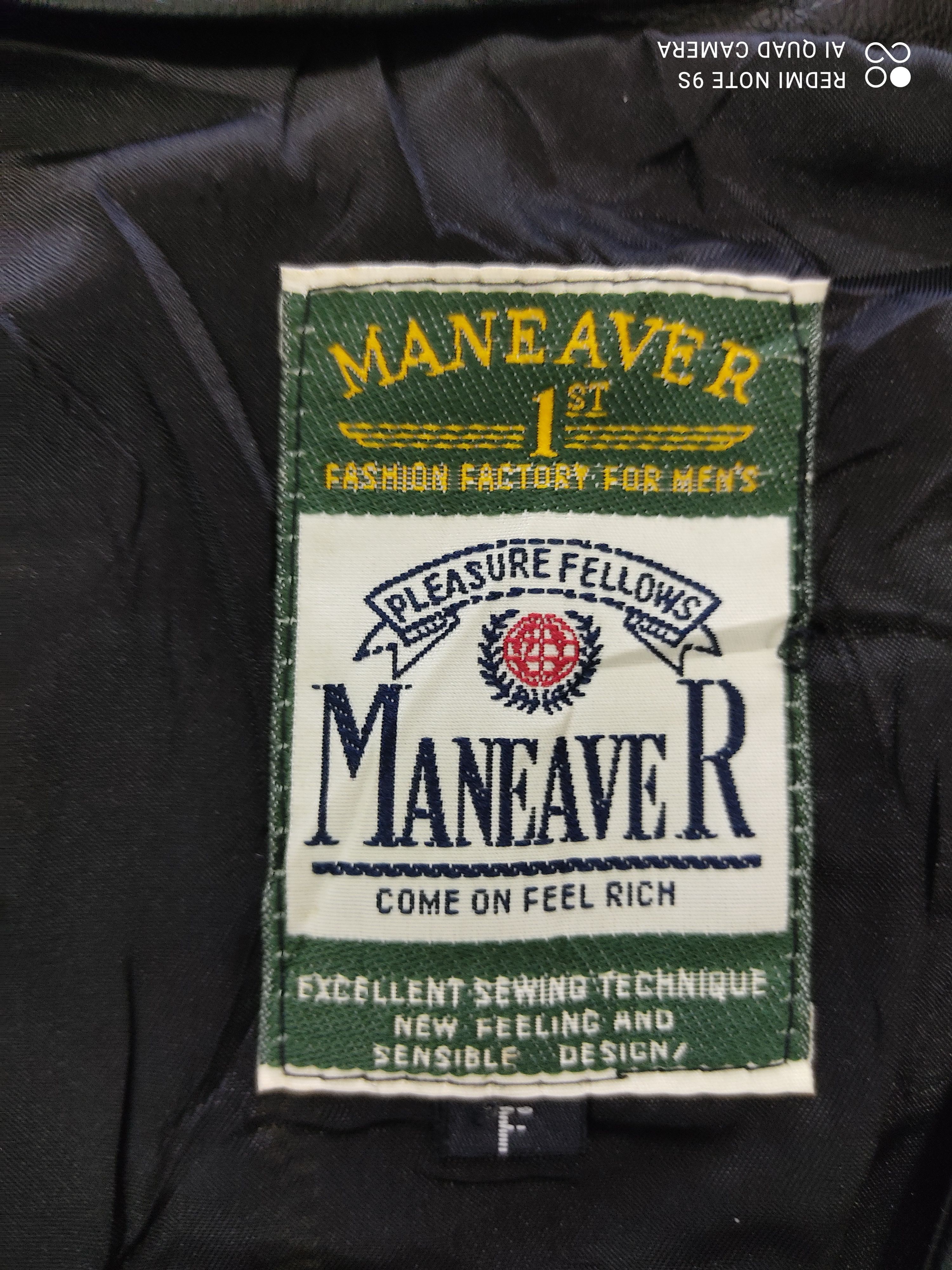Japanese Brand ManeaveR Black Leather Vest Size US M / EU 48-50 / 2 - 6 Thumbnail