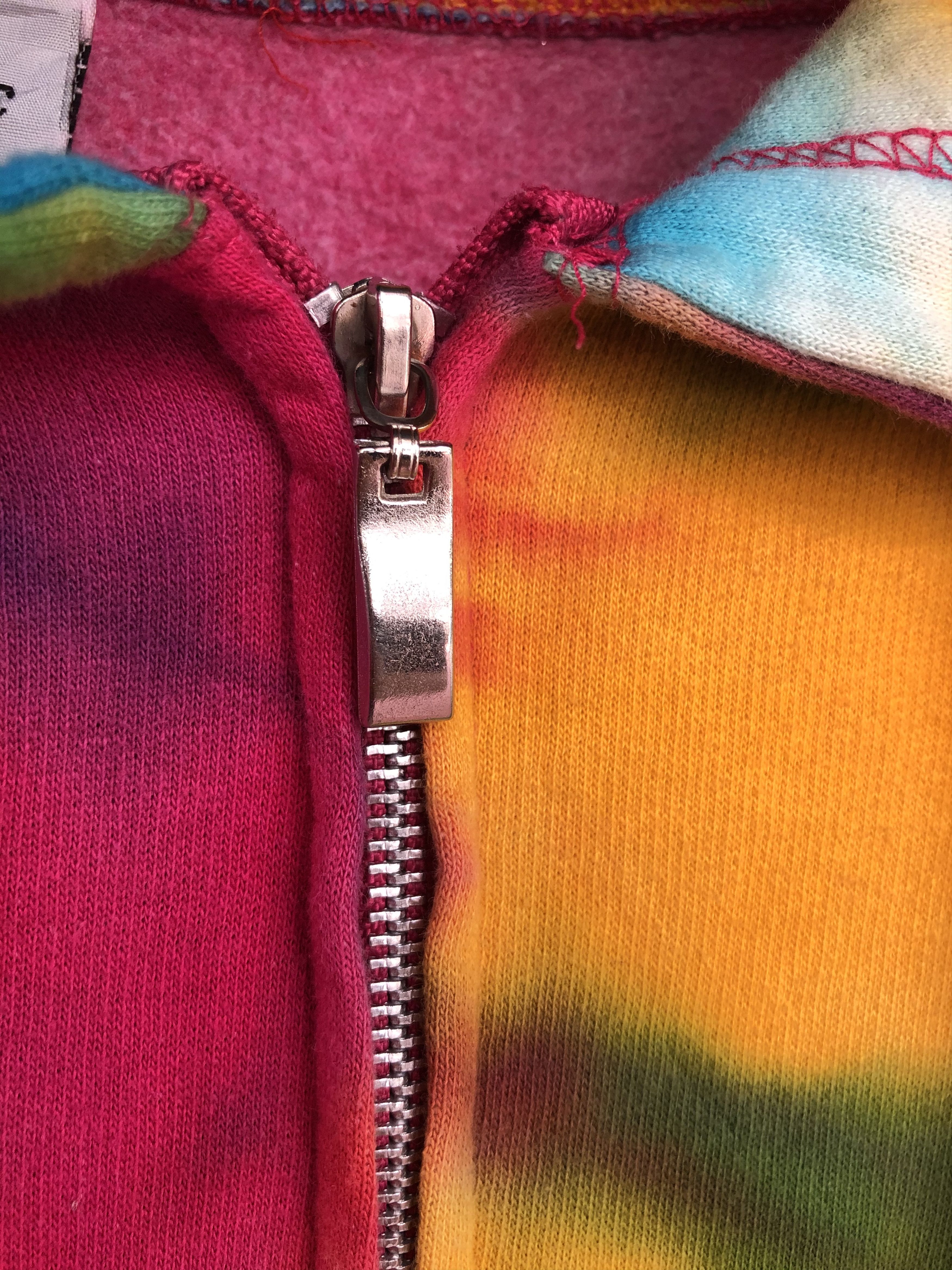 Vintage VINTAGE TIE DYE HOODED SWEATER Size US XL / EU 56 / 4 - 4 Thumbnail