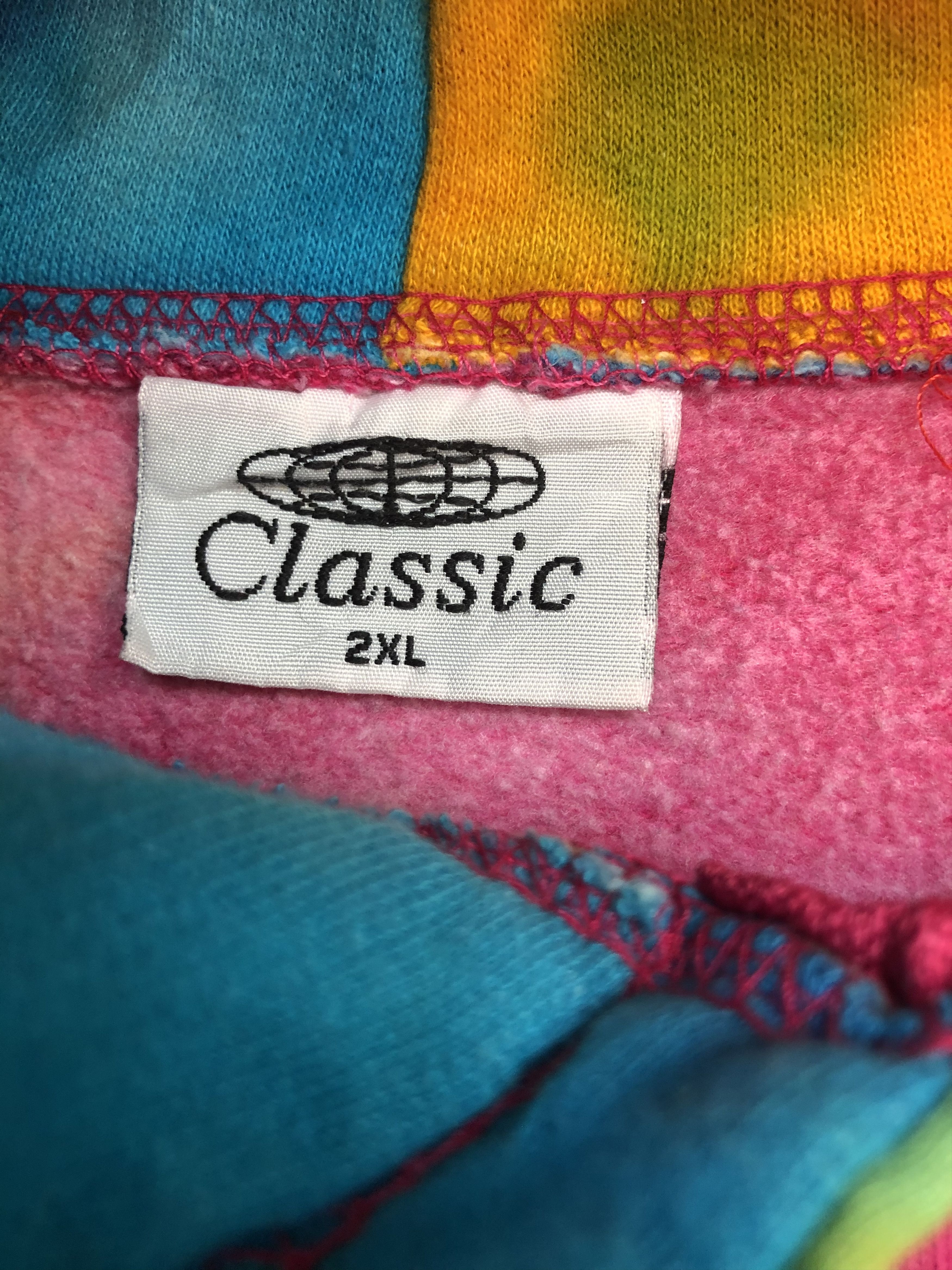 Vintage VINTAGE TIE DYE HOODED SWEATER Size US XL / EU 56 / 4 - 3 Thumbnail