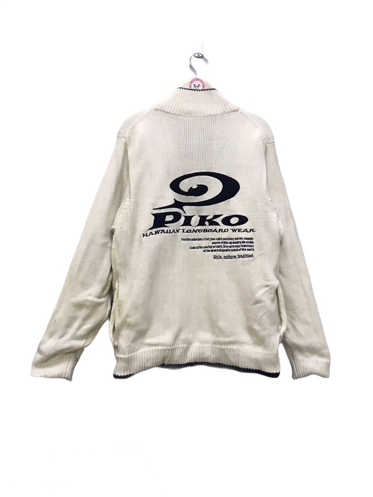 Other Piko hawaiian big logo embroidery reversible zipper jacket Size US M / EU 48-50 / 2 - 3 Thumbnail