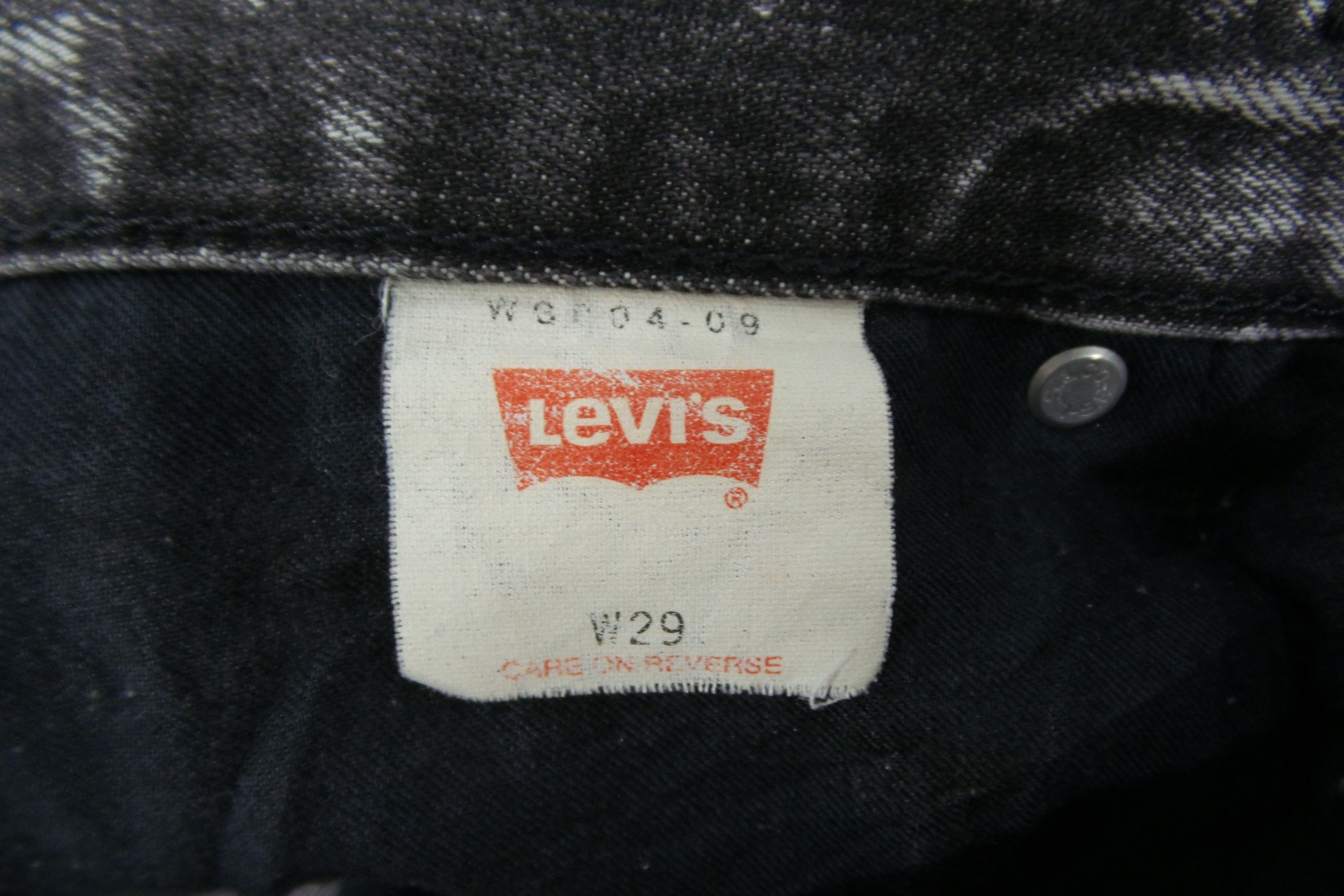 Levi's Levi's 1001 Acid Wash Jeans W28xL36 Size US 29 - 3 Thumbnail