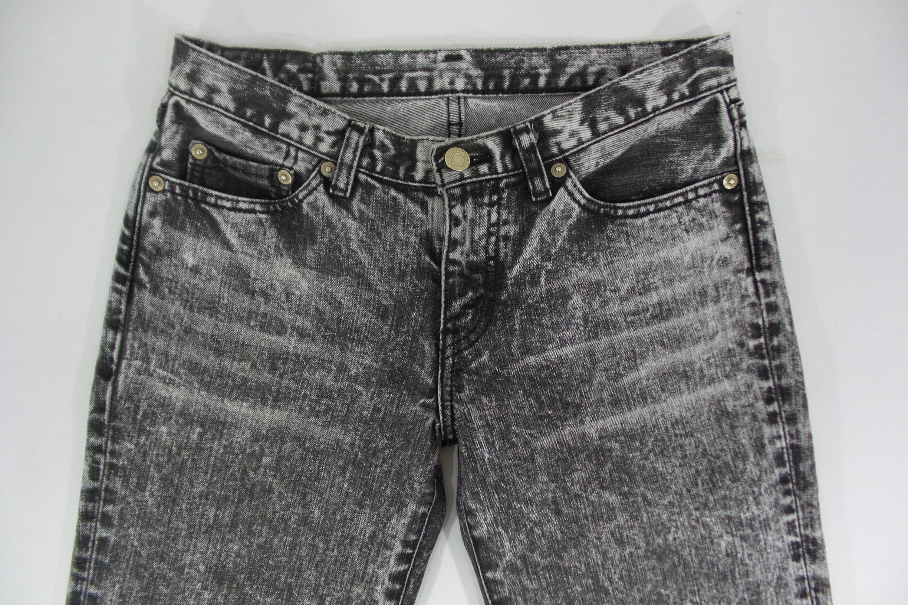 Levi's Levi's 1001 Acid Wash Jeans W28xL36 Size US 29 - 2 Thumbnail