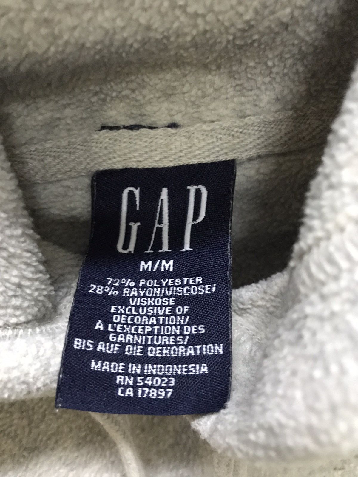 Gap GAP Big Logo Embroidery Hoodie Sweatshirt big logo Size US M / EU 48-50 / 2 - 5 Thumbnail