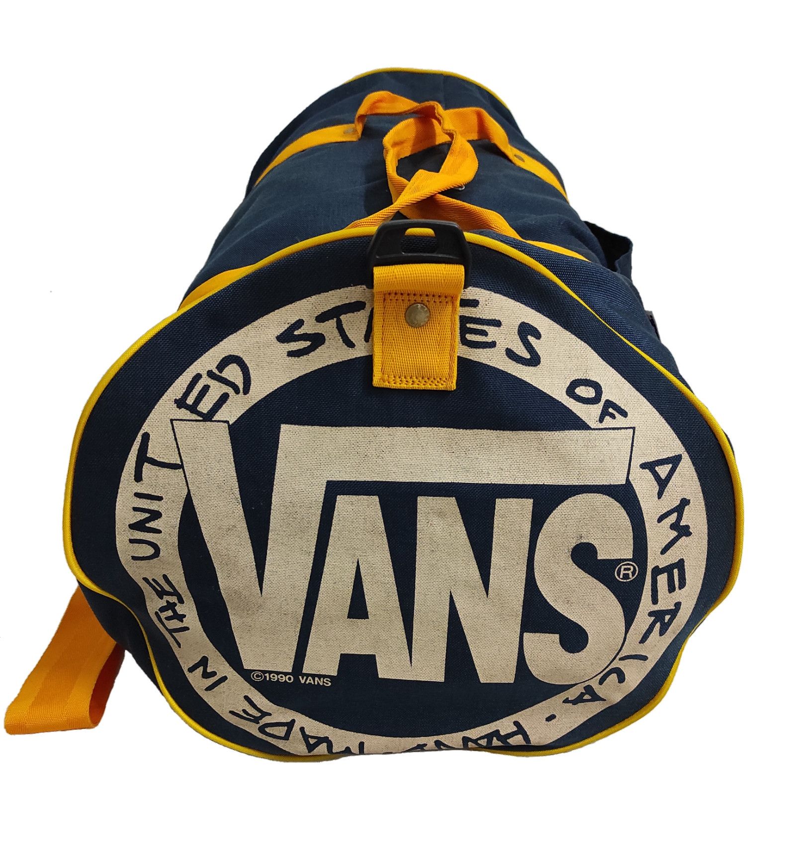 Vans Vintage 1990 VANS Canvas Duffle travel bag hand made USA Size ONE SIZE - 5 Thumbnail