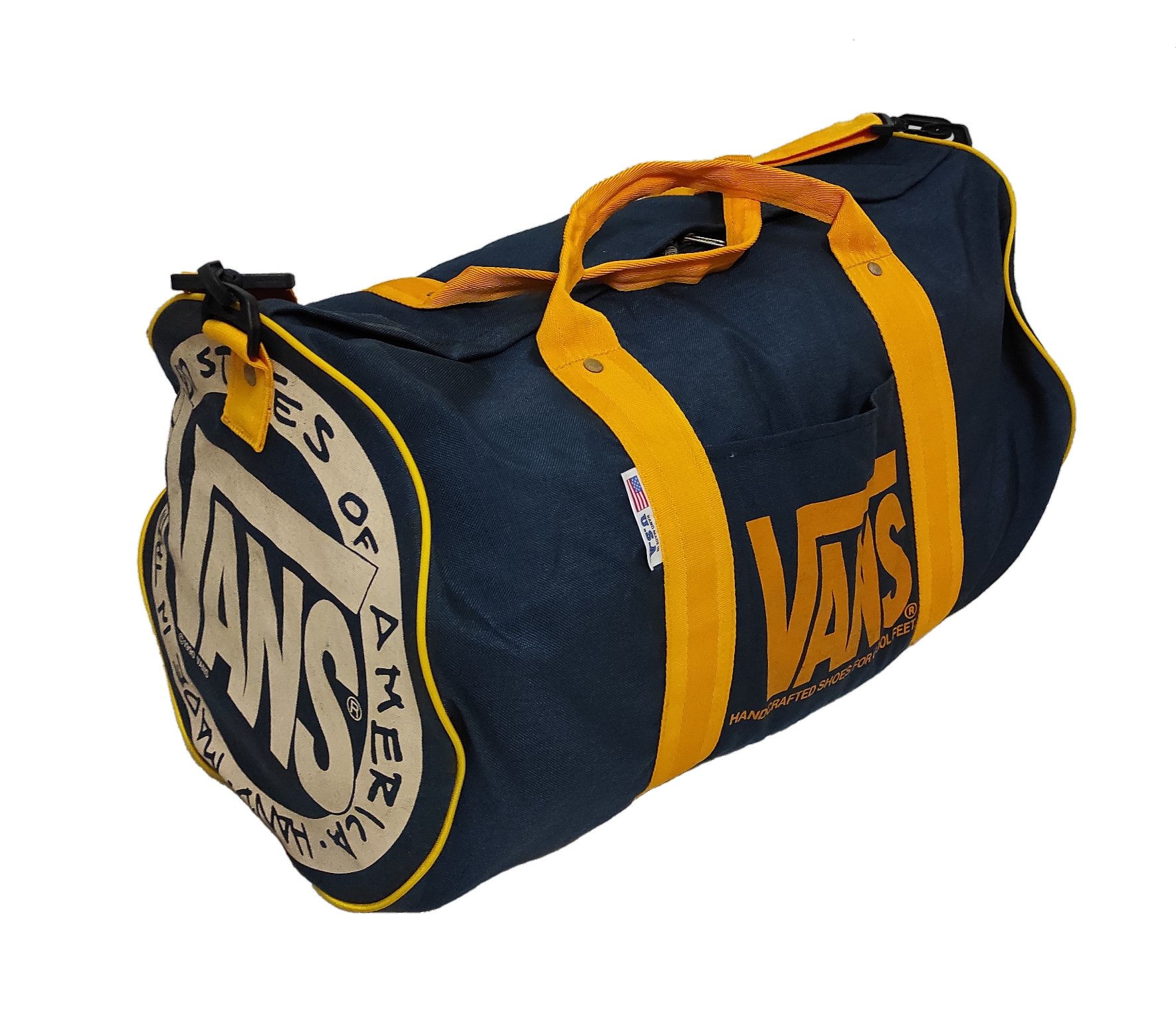 Vans Vintage 1990 VANS Canvas Duffle travel bag hand made USA Size ONE SIZE - 1 Thumbnail