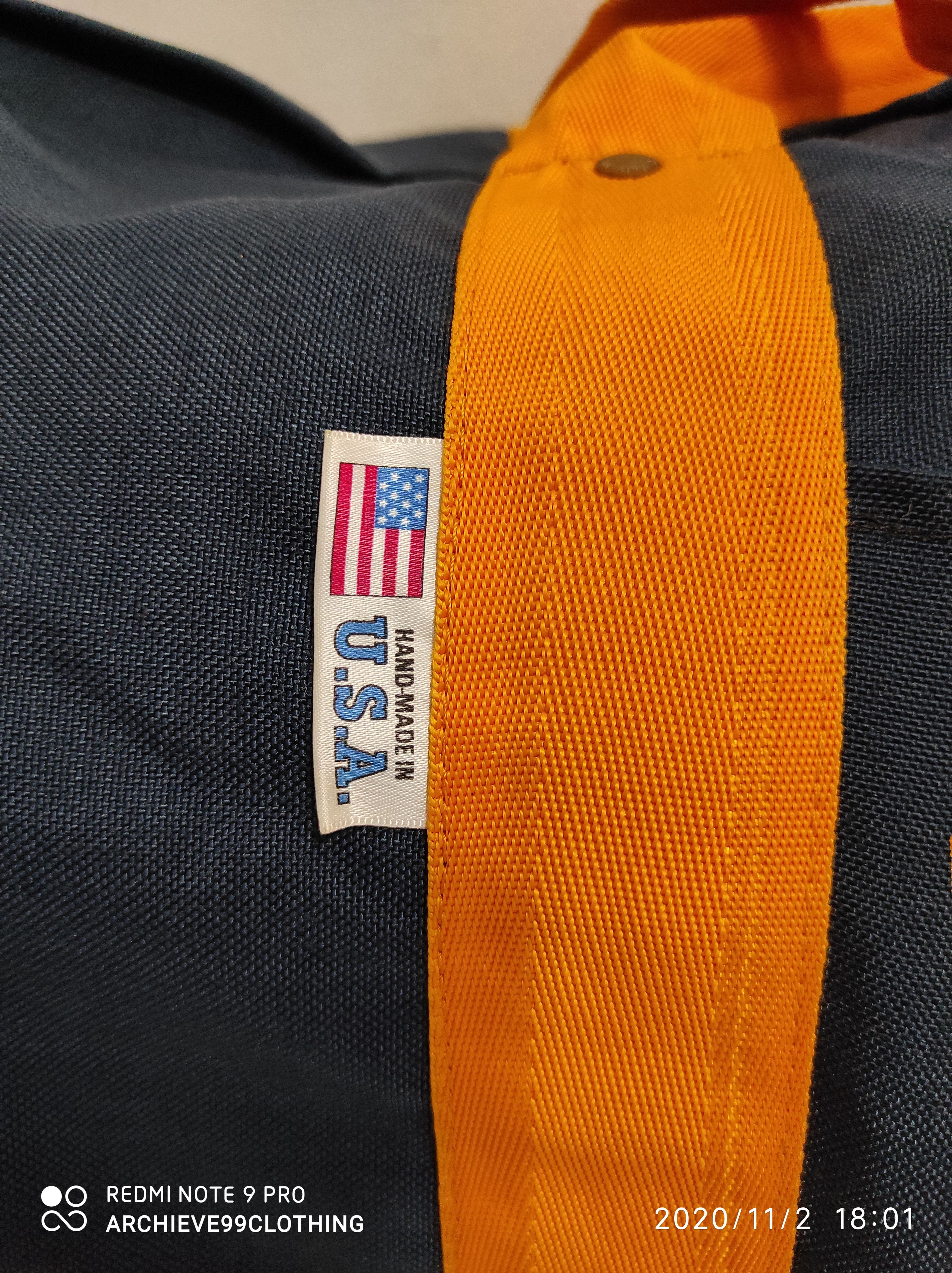 Vans Vintage 1990 VANS Canvas Duffle travel bag hand made USA Size ONE SIZE - 2 Thumbnail