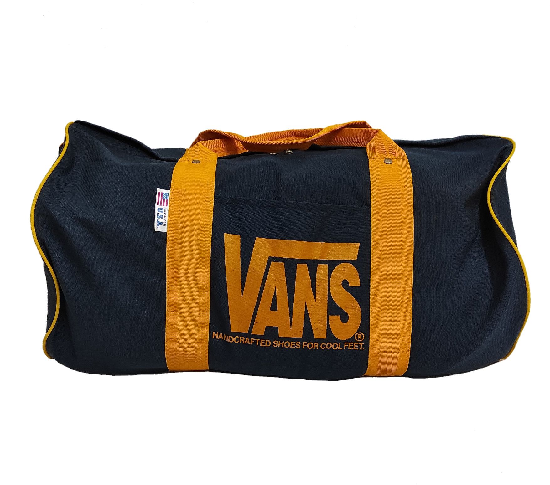 Vans Vintage 1990 VANS Canvas Duffle travel bag hand made USA Size ONE SIZE - 4 Thumbnail