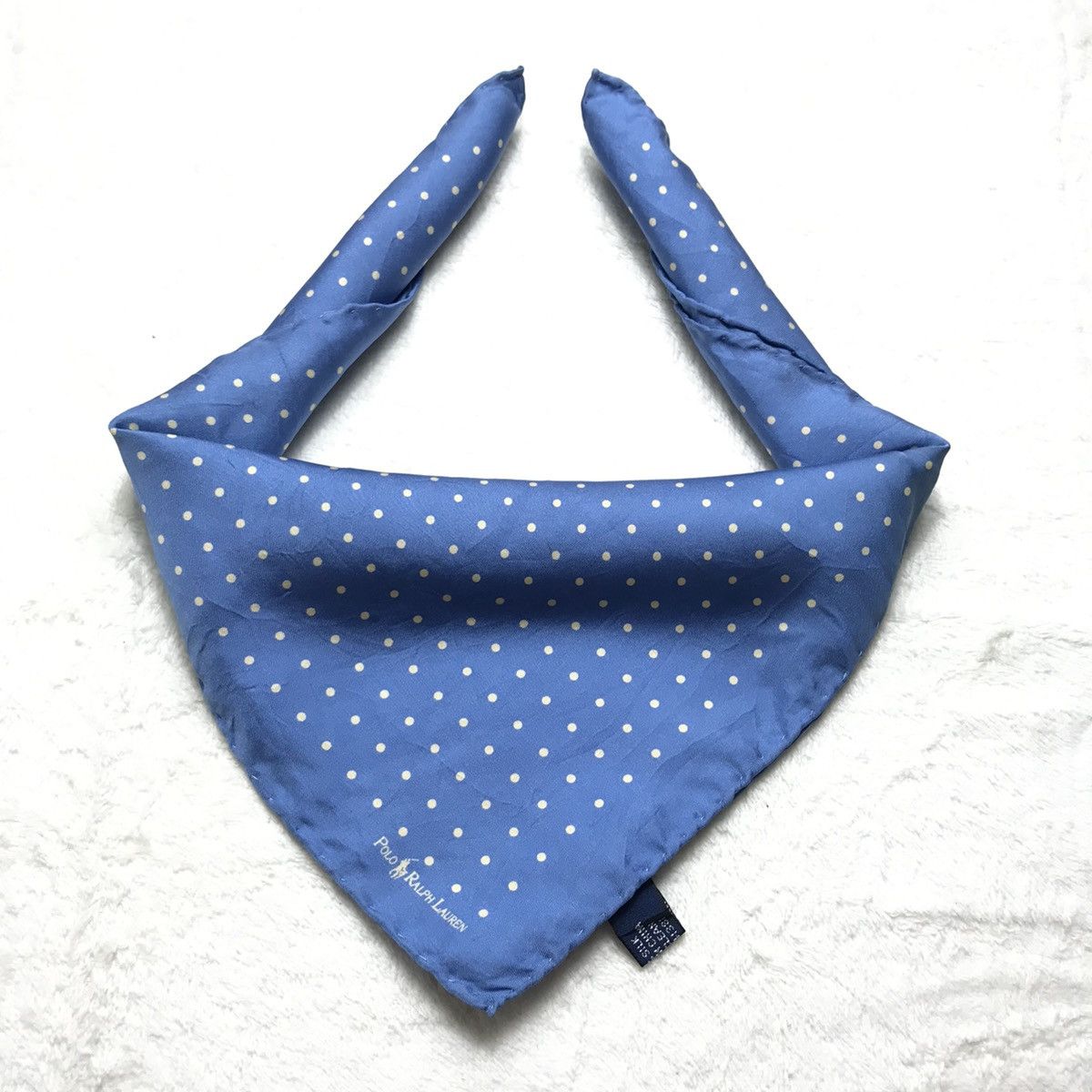 POLO RALPH LAUREN silk scarf bandana handkerchief