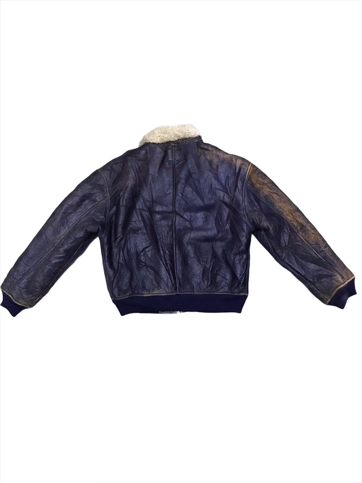 Avirex × Vintage Vintage Avirex B-15 Bomber Jacket Sherpa Genuine Sheepskin Size US S / EU 44-46 / 1 - 6 Thumbnail