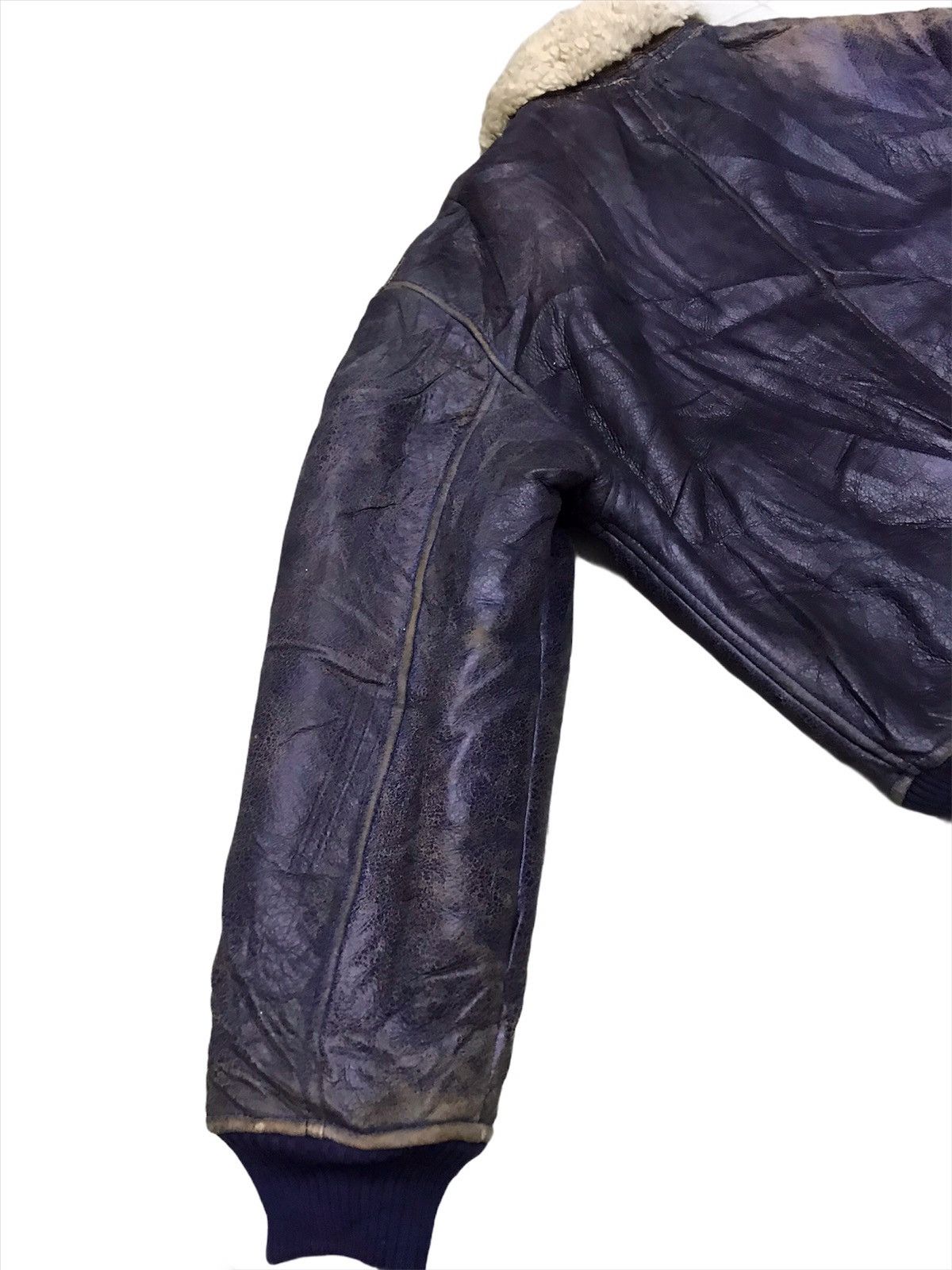 Avirex × Vintage Vintage Avirex B-15 Bomber Jacket Sherpa Genuine Sheepskin Size US S / EU 44-46 / 1 - 7 Thumbnail