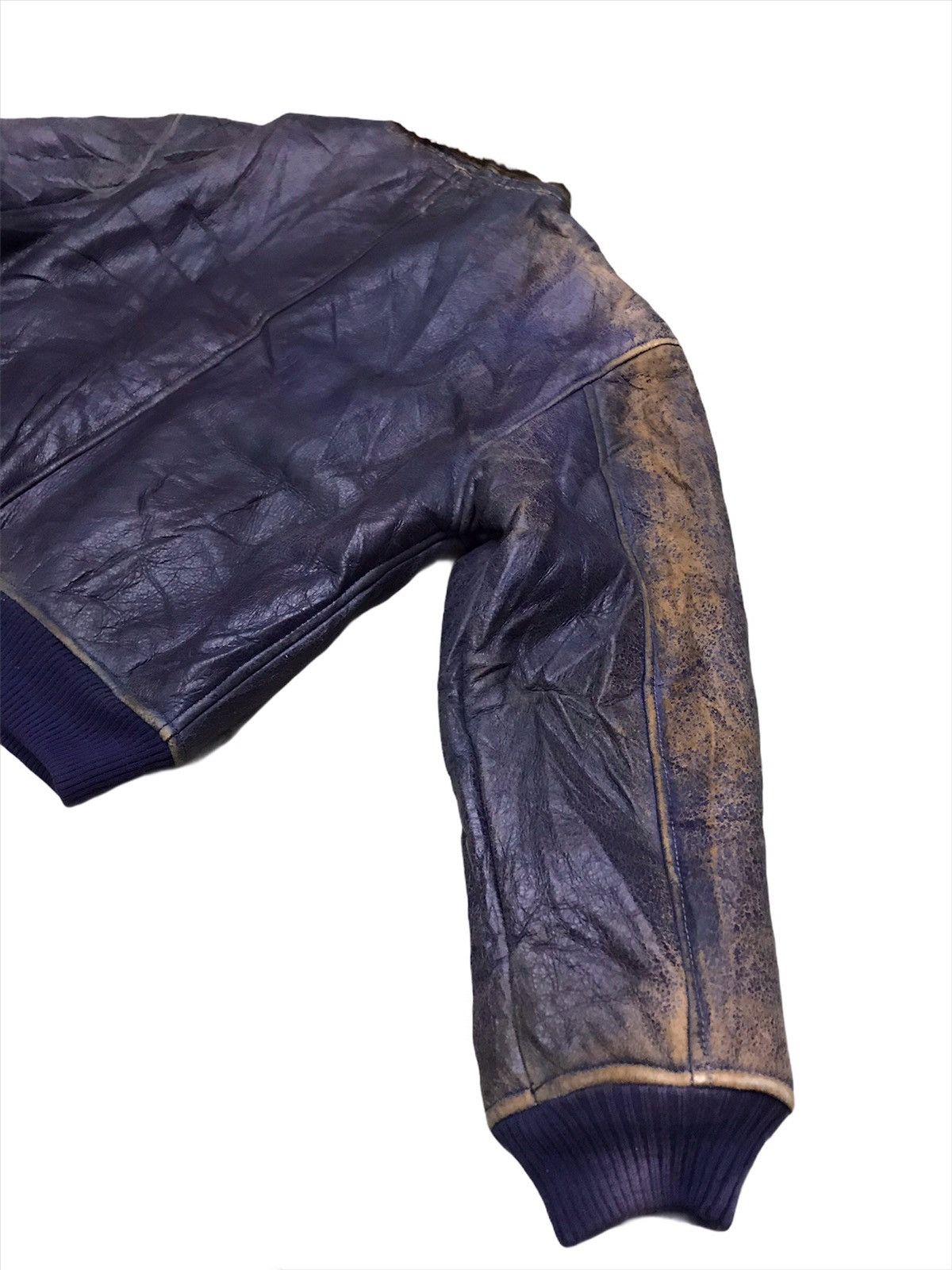 Avirex × Vintage Vintage Avirex B-15 Bomber Jacket Sherpa Genuine Sheepskin Size US S / EU 44-46 / 1 - 8 Thumbnail