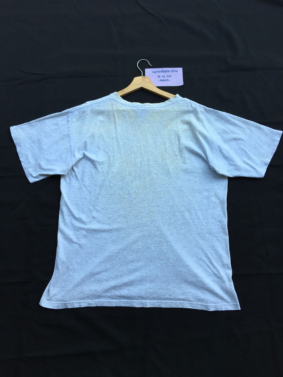 Valentino Vintage Rudolph Valentino Big Logo Spellout Tshirt Size US XL / EU 56 / 4 - 11 Thumbnail