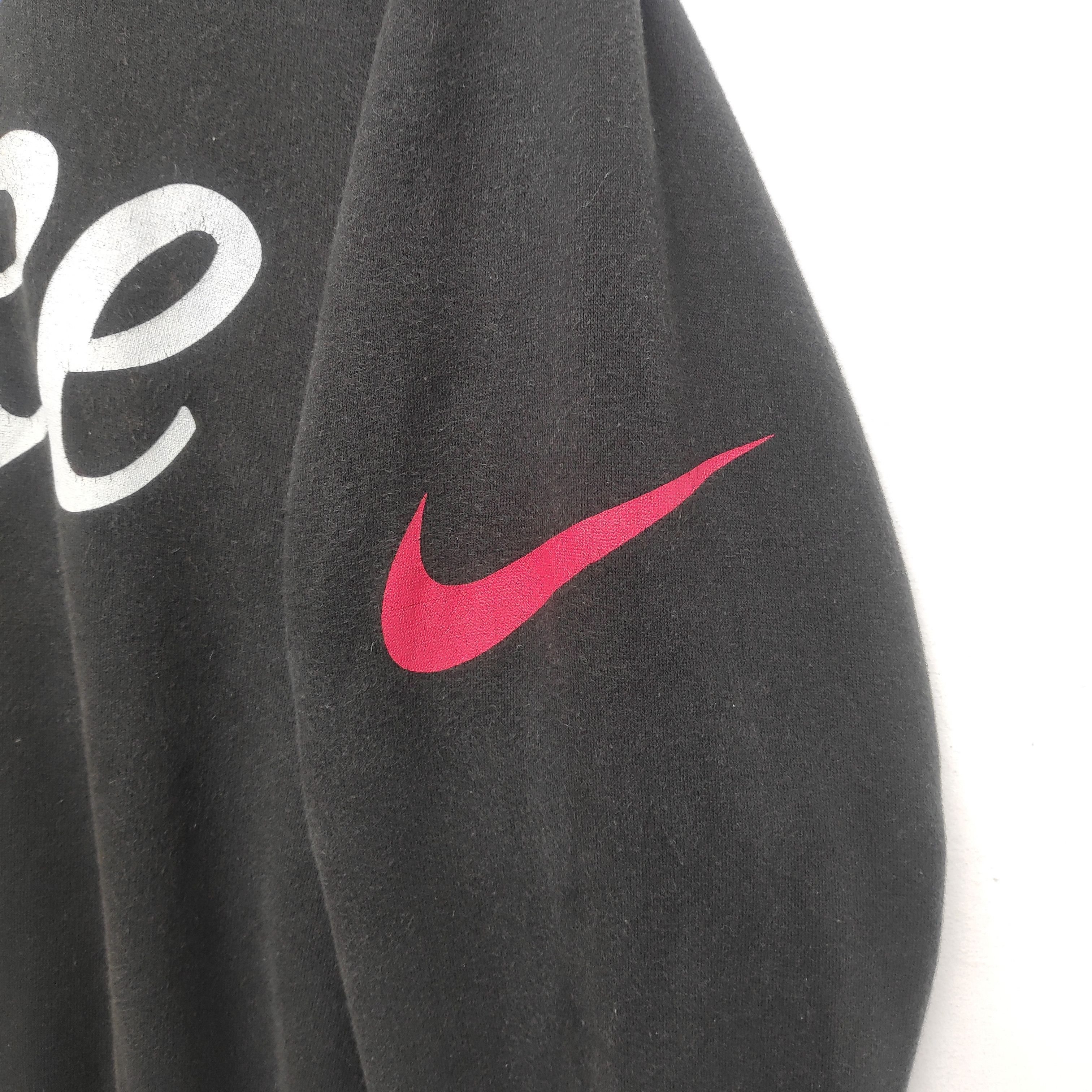 Nike × Vintage Vintage Nike Sweatshirt Black Medium Size Dope Streetwear Size US M / EU 48-50 / 2 - 5 Thumbnail