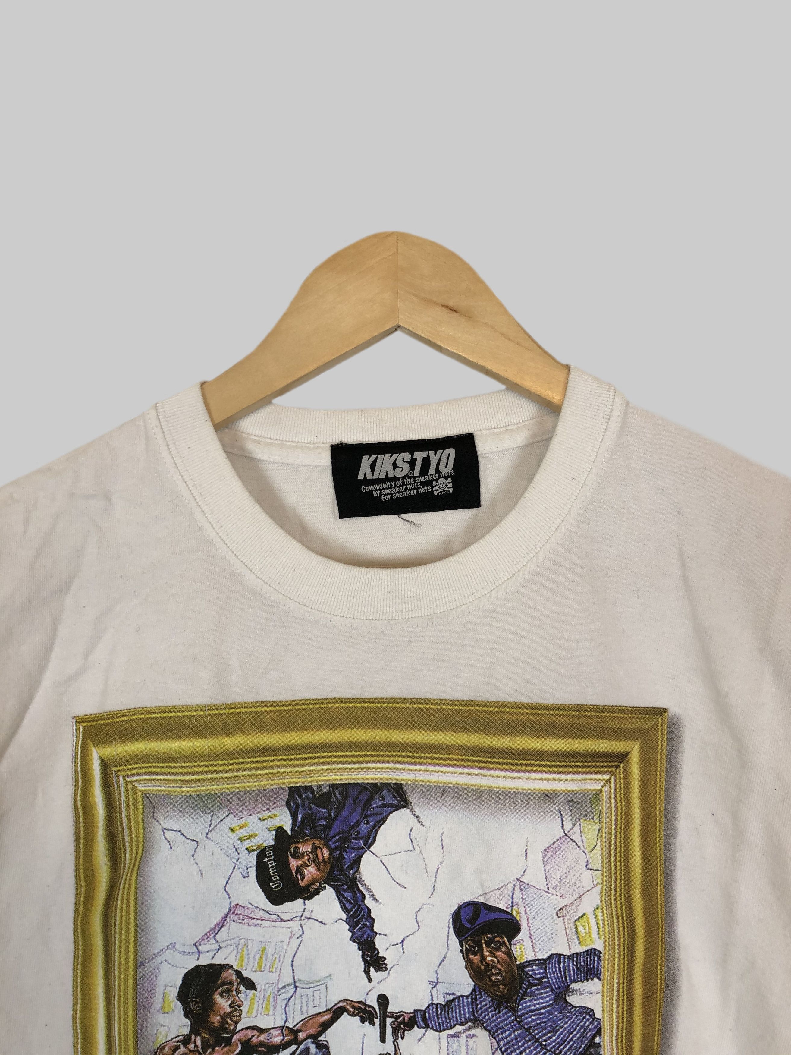 Japanese Brand Vintage Kikstyo Tupac Eazy-E Notorious B.I.G. Ice Cube Size US S / EU 44-46 / 1 - 2 Thumbnail