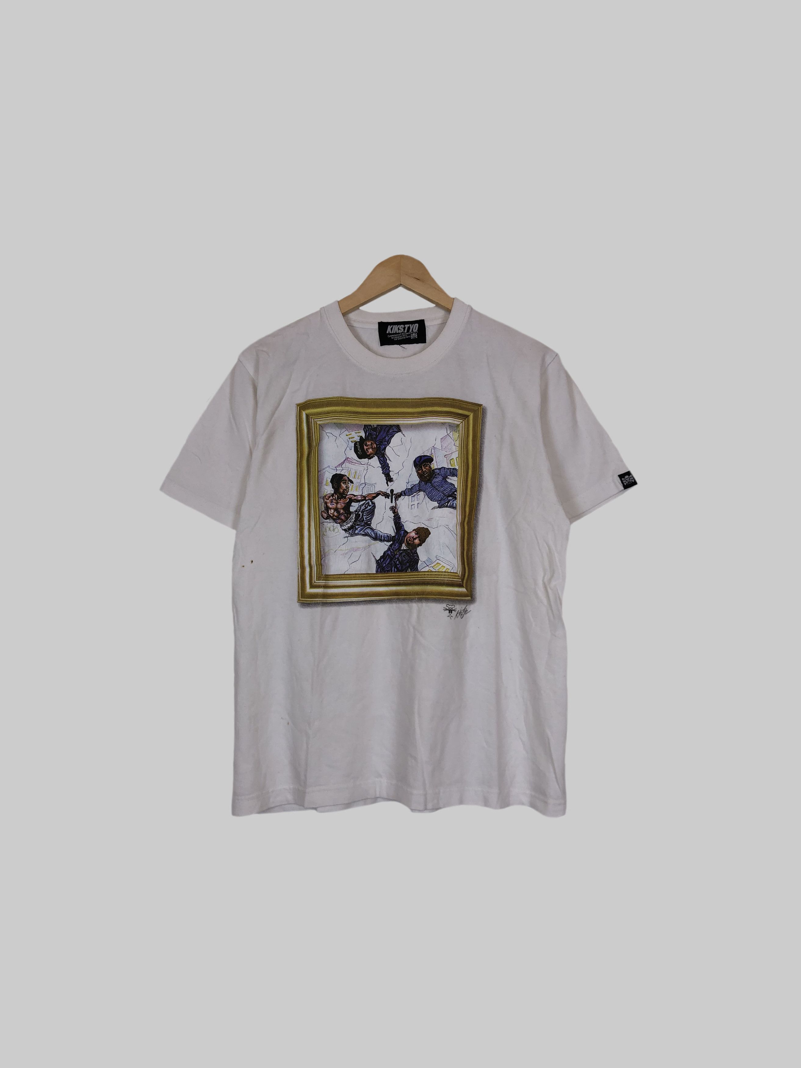 Japanese Brand Vintage Kikstyo Tupac Eazy-E Notorious B.I.G. Ice Cube Size US S / EU 44-46 / 1 - 1 Thumbnail