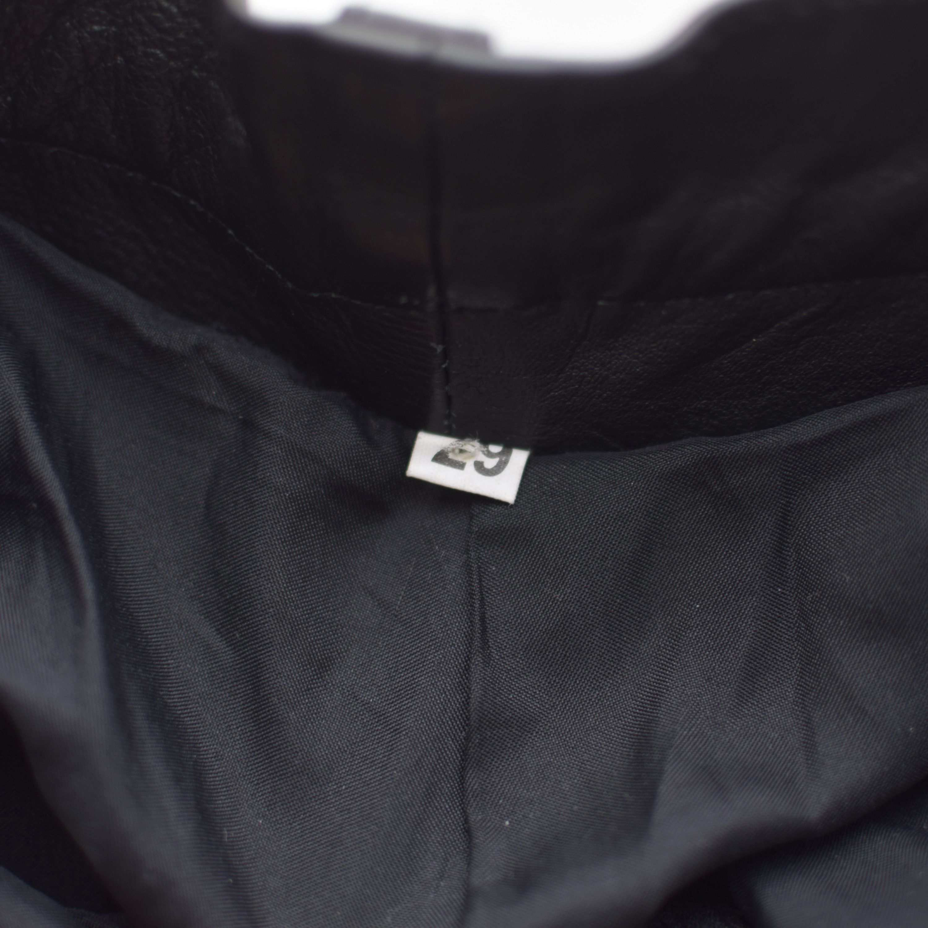 Leather × Vintage Vintage Black Leather Pants Size US 29 - 6 Thumbnail