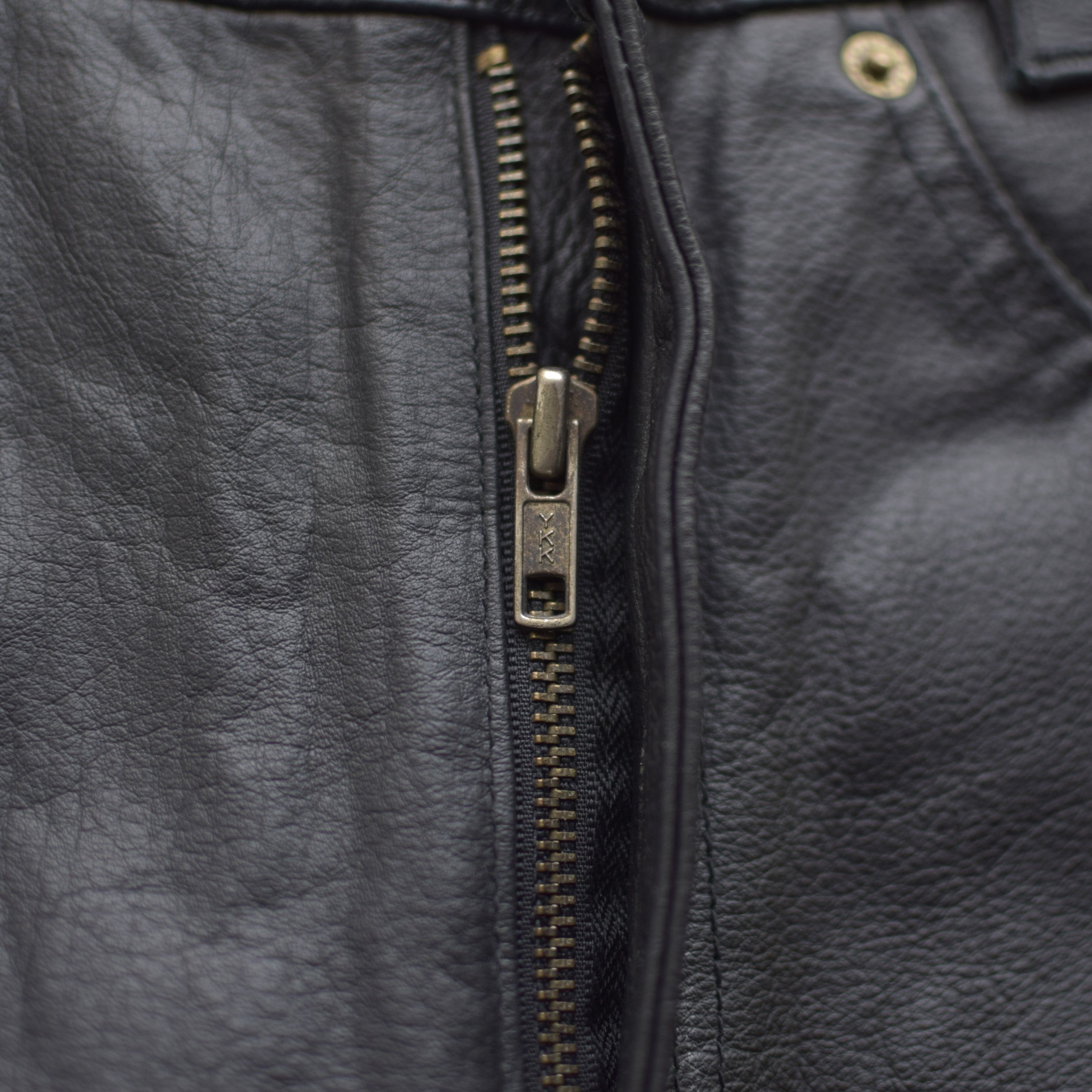 Leather × Vintage Vintage Black Leather Pants Size US 29 - 4 Thumbnail