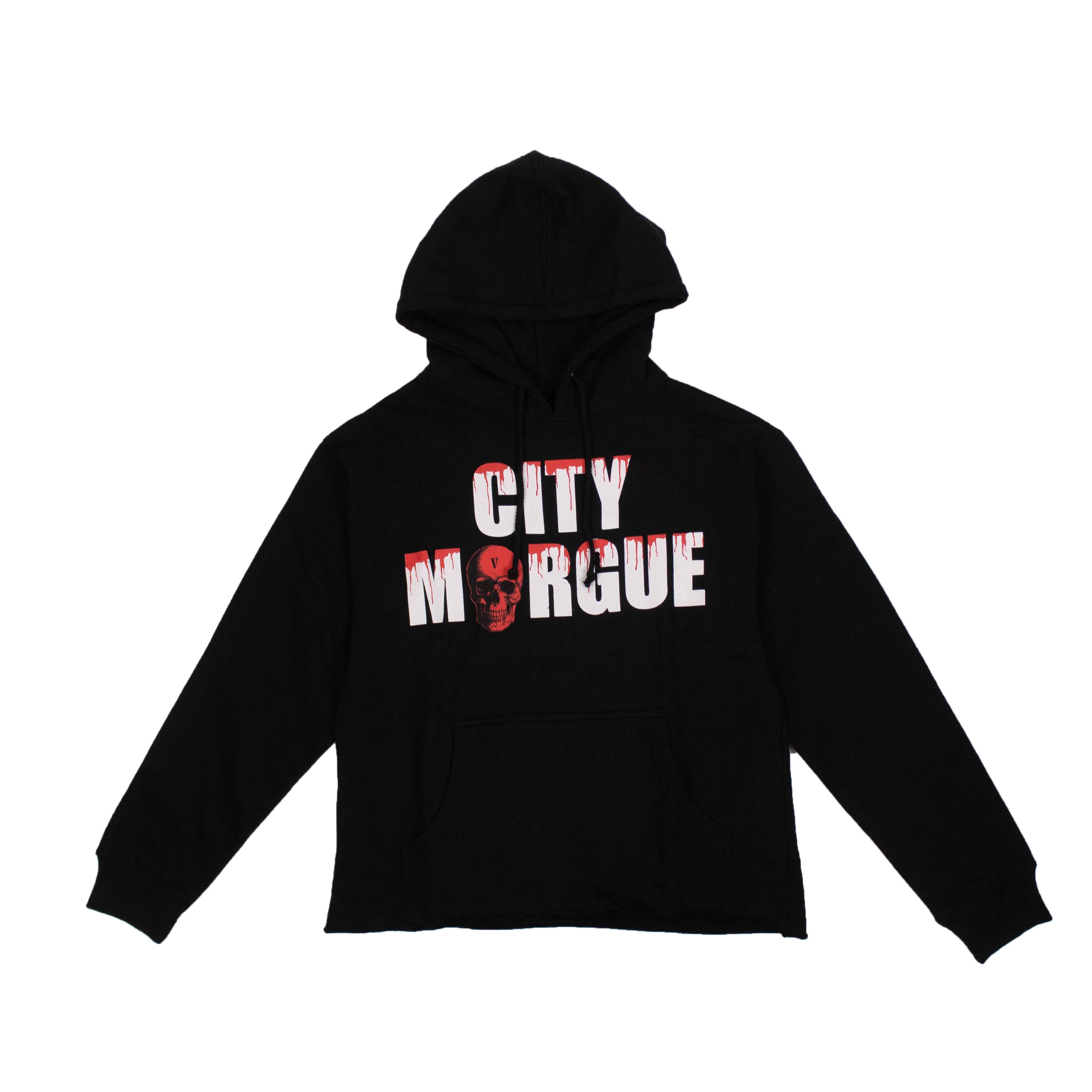 Vlone CITY MORGUE Black Cotton Dogs Pullover Hoodie Size S Size US S / EU 44-46 / 1 - 2 Thumbnail