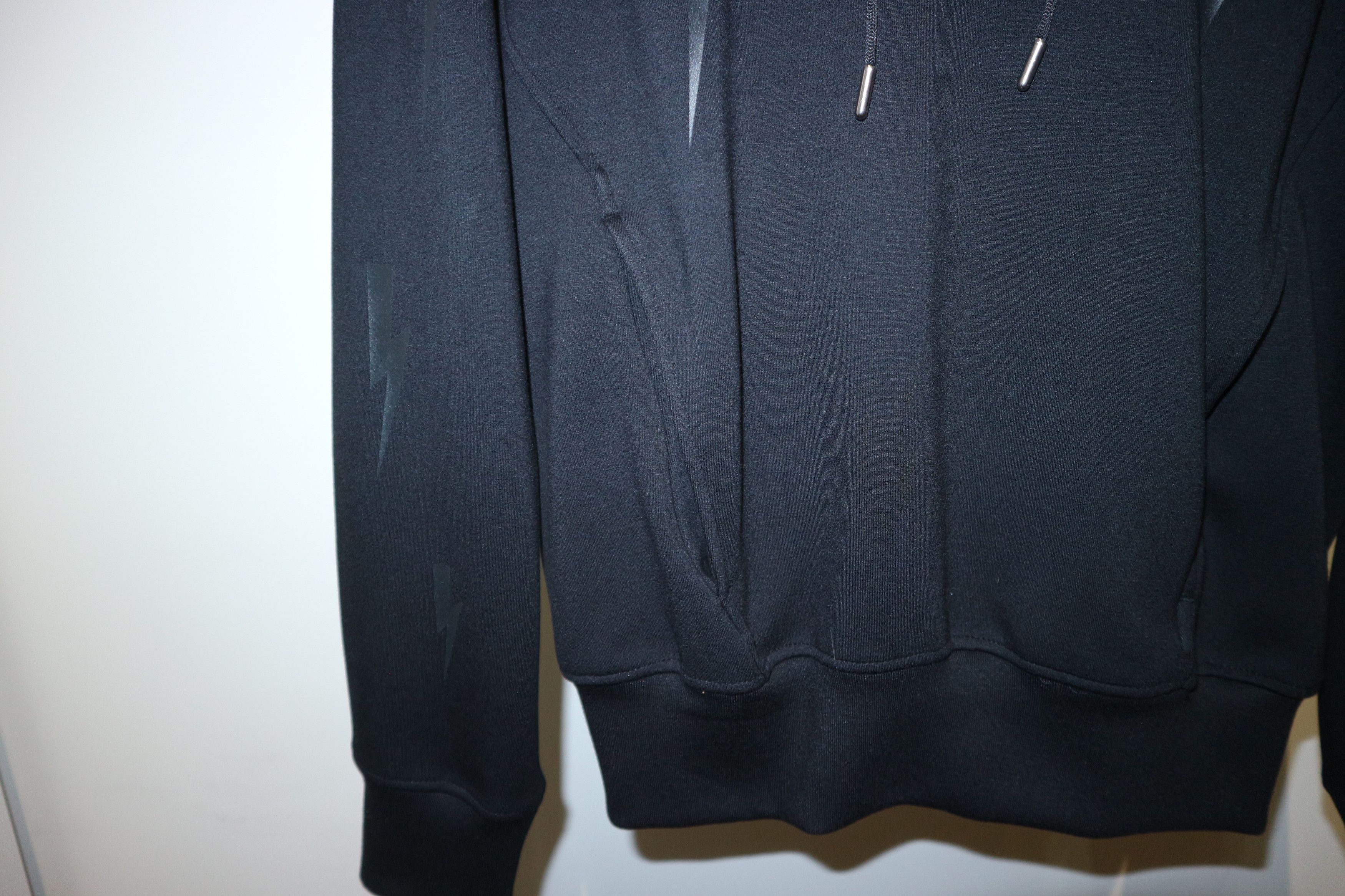 Neil Barrett Halo bolt hoodie Size US XXS / EU 40 - 3 Thumbnail