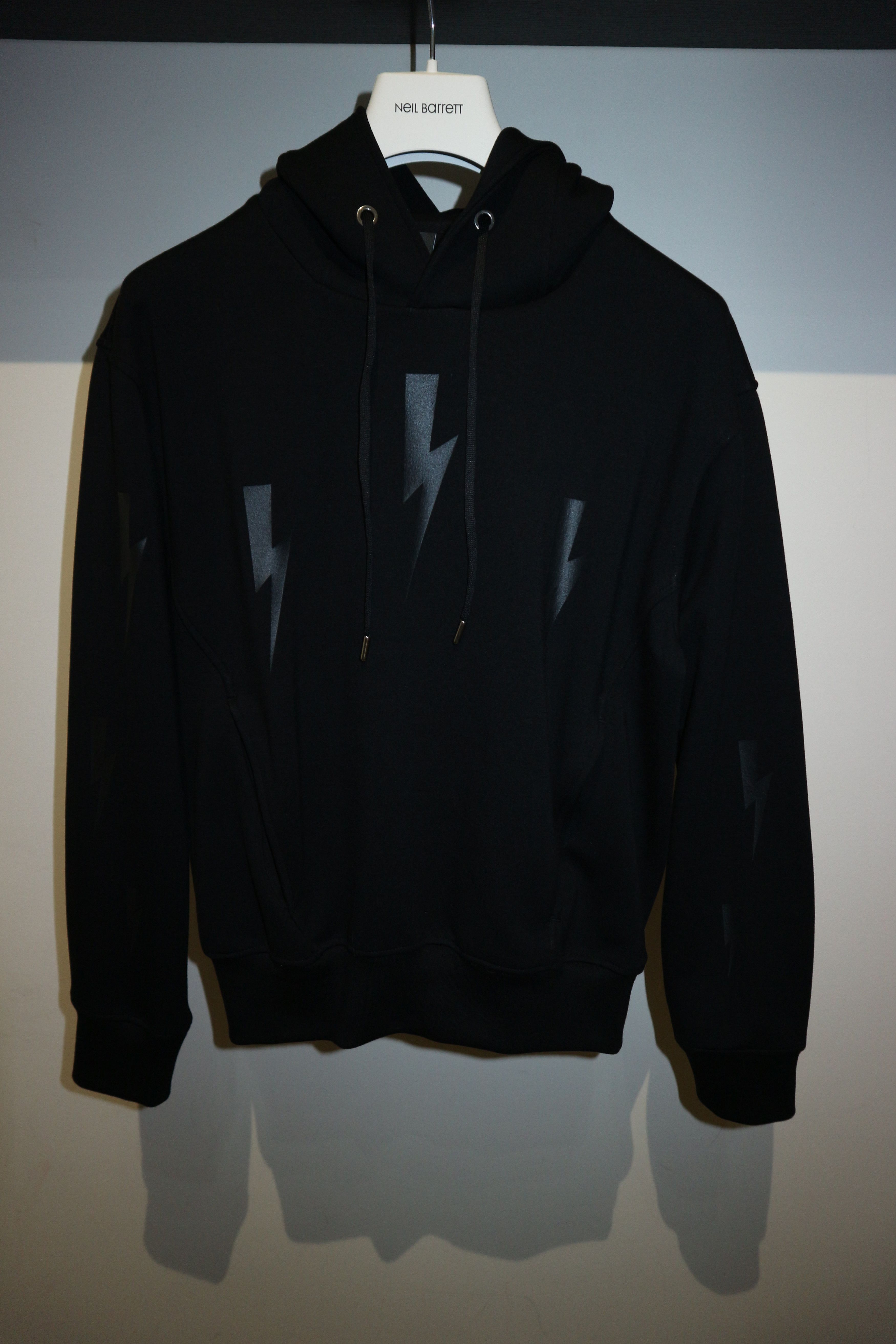 Neil Barrett Halo bolt hoodie Size US XXS / EU 40 - 1 Thumbnail