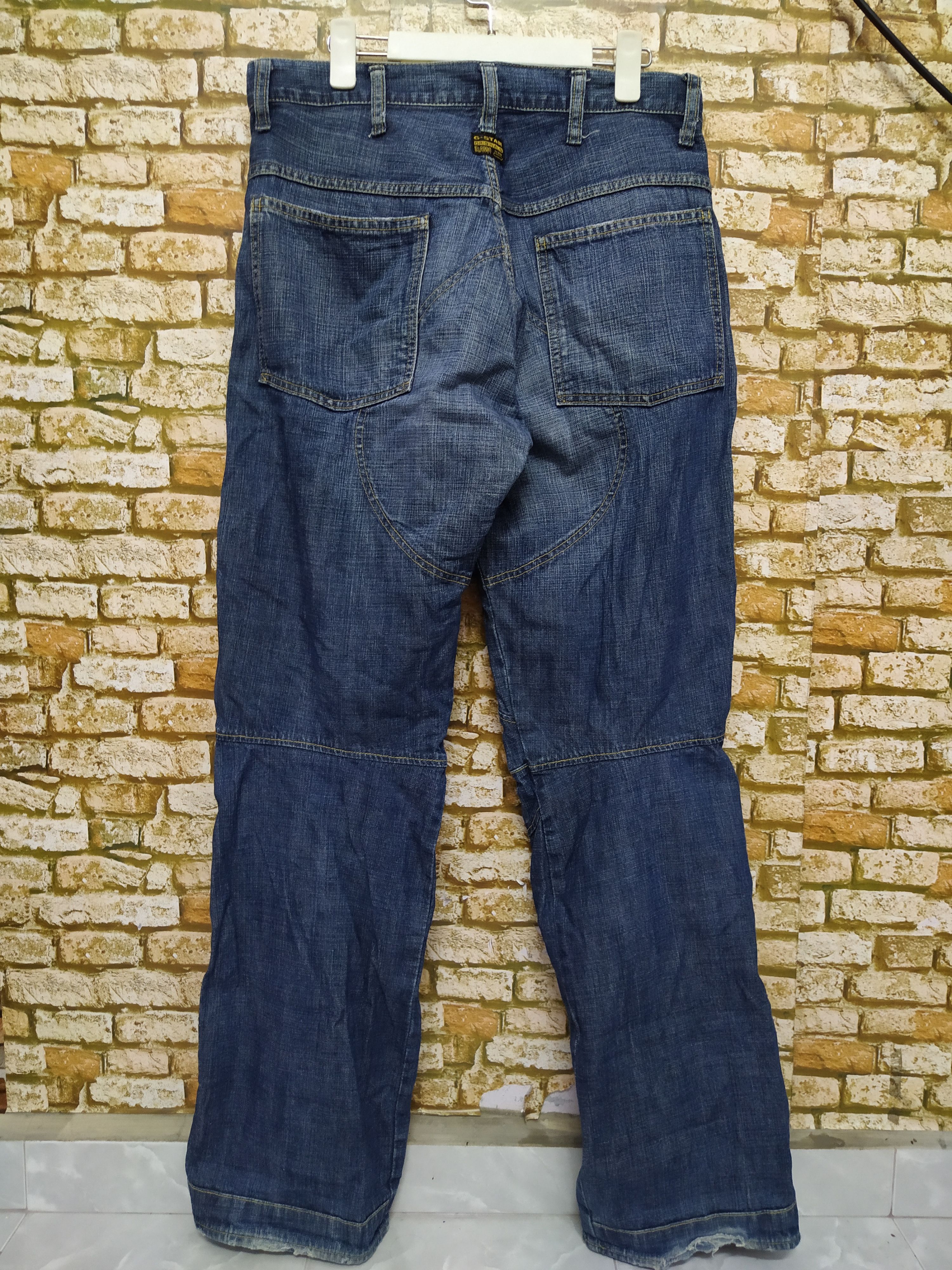 G-Star G STAR JAPAN ELWOOD BIKERS DENIM (B624) W33 Size US 33 - 4 Thumbnail
