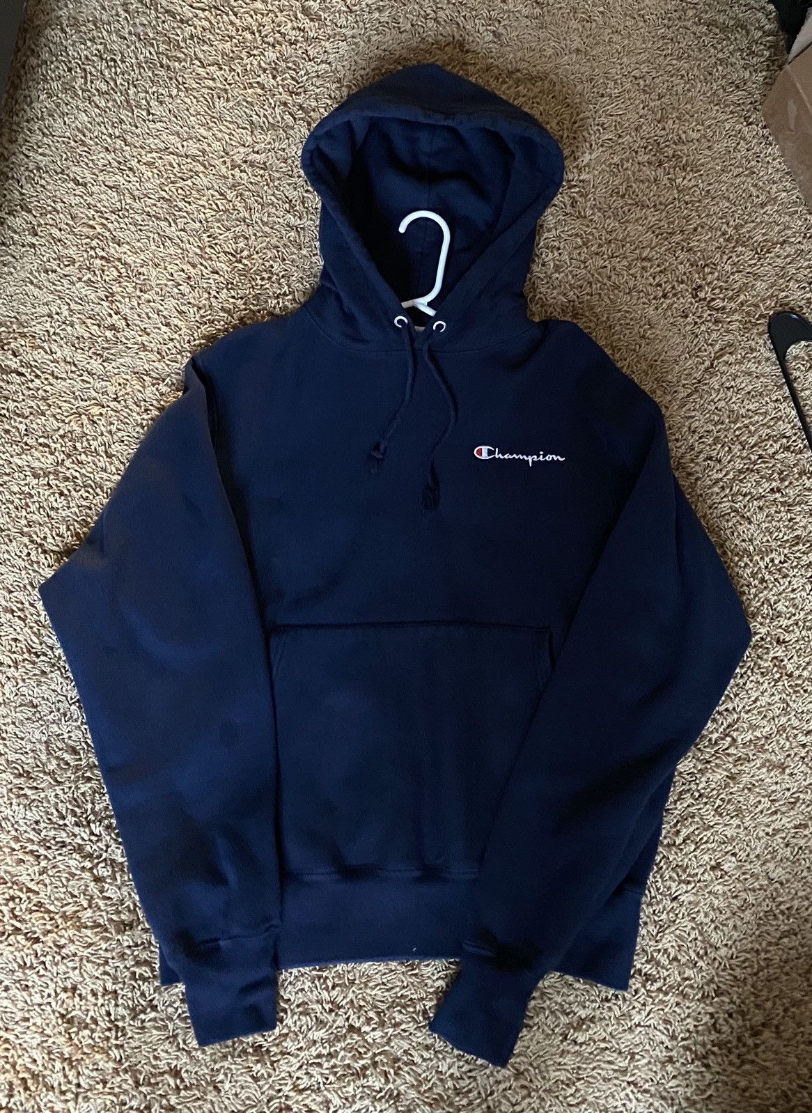 Champion Champion small script embroidered reverse weave hoodie new Size US S / EU 44-46 / 1 - 1 Thumbnail